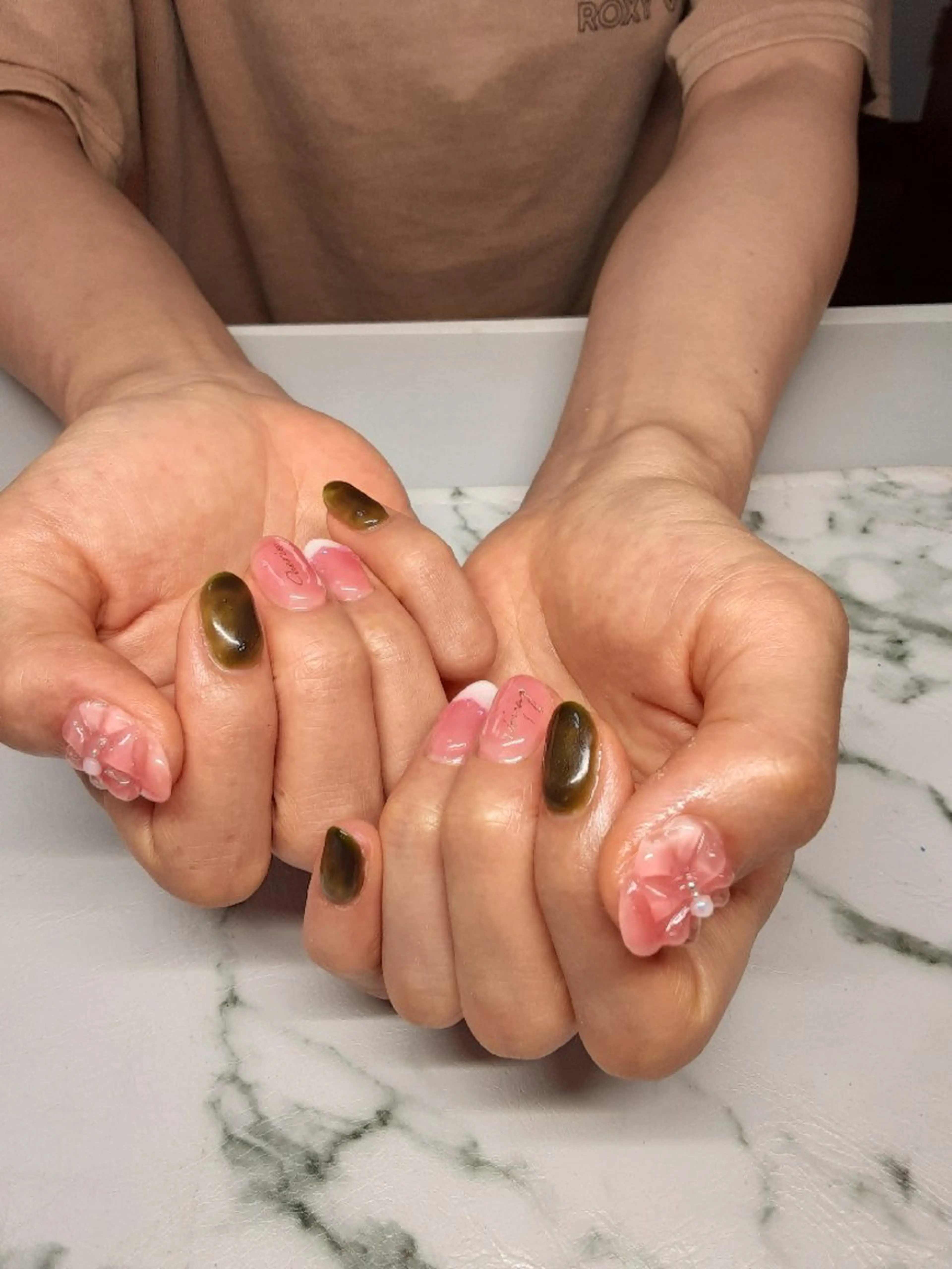 定額アート☆ケア+オイル保湿+オフごみでも同額です。の写真