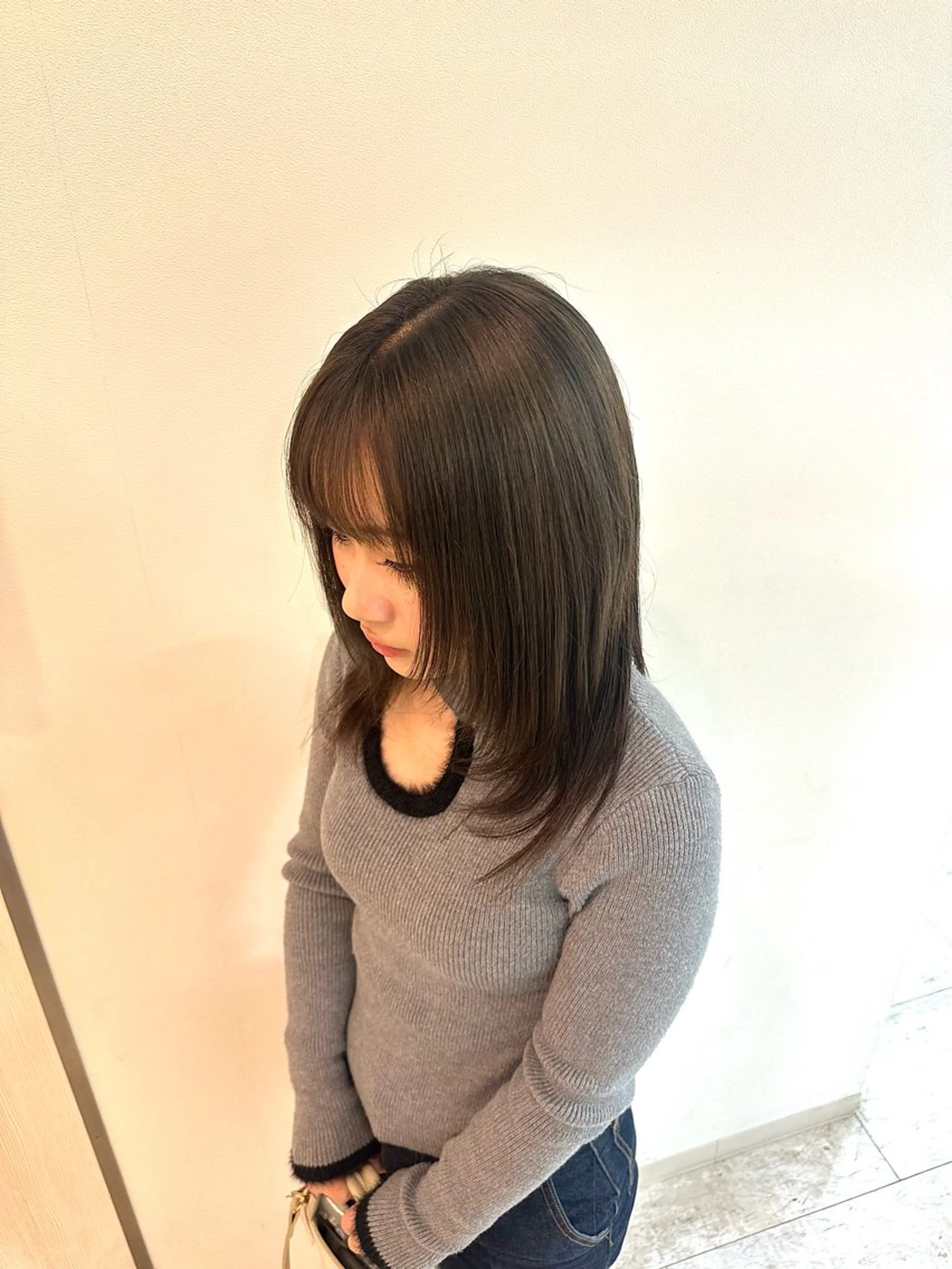 ミディアム カラー カラーモデル０円／ 🎀Nanase‎のヘアスタイル