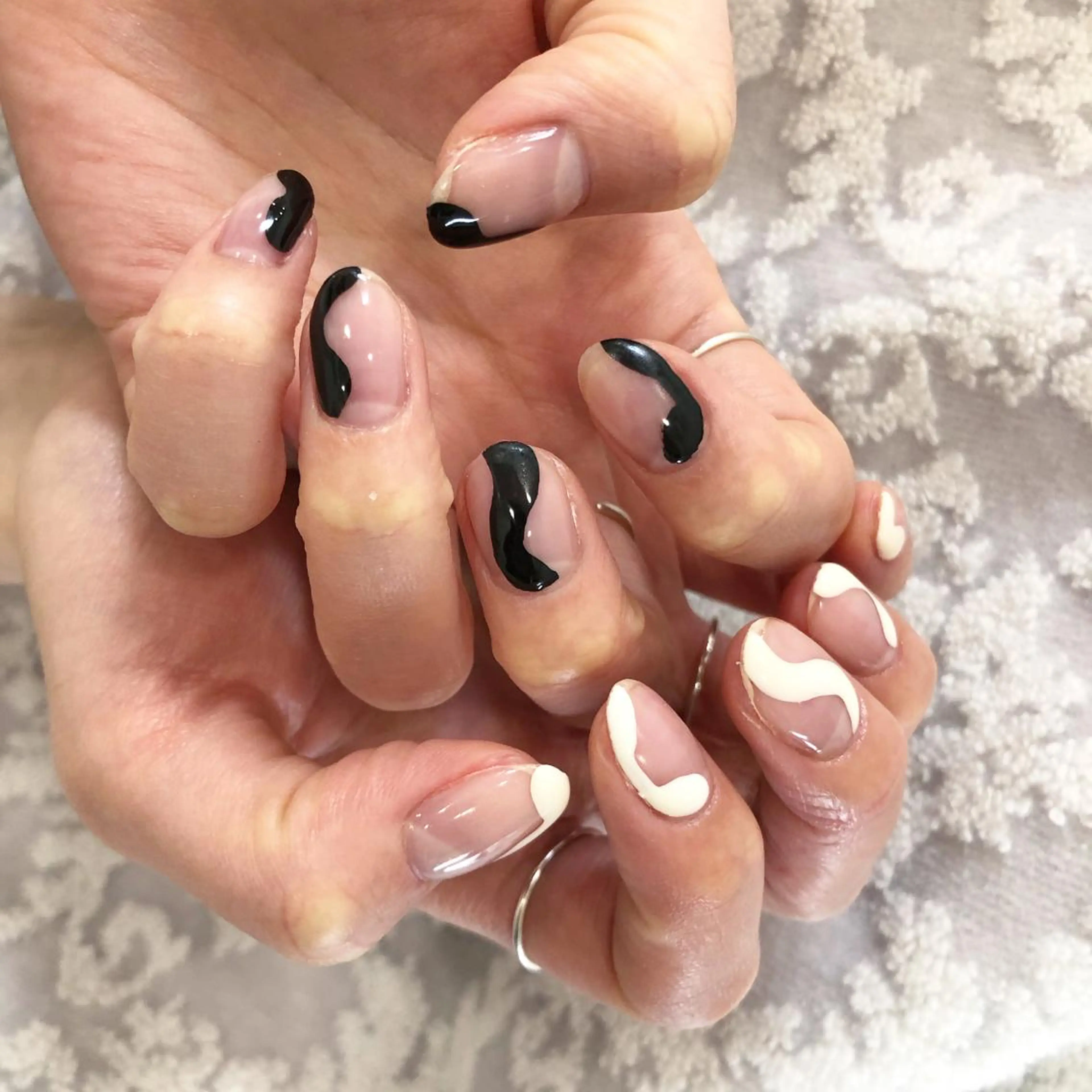 ネイル ニュアンスネイル ハンドネイル フットネイル 🎀AYAKO 🎀中韓ネイルのネイルデザイン