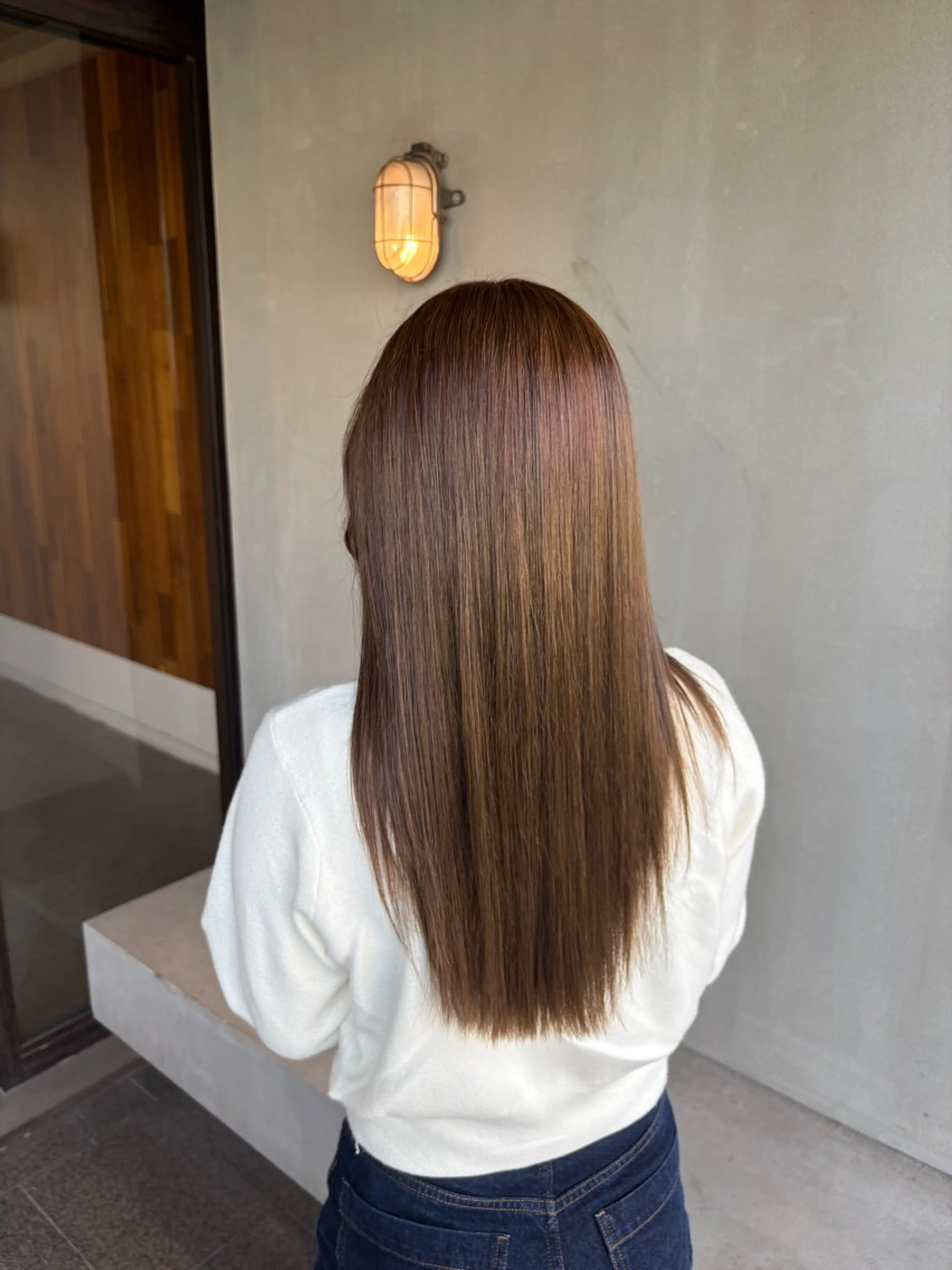 ロング カラー 透明感カラー/に合わ せカット/サクラ🌸のヘアスタイル