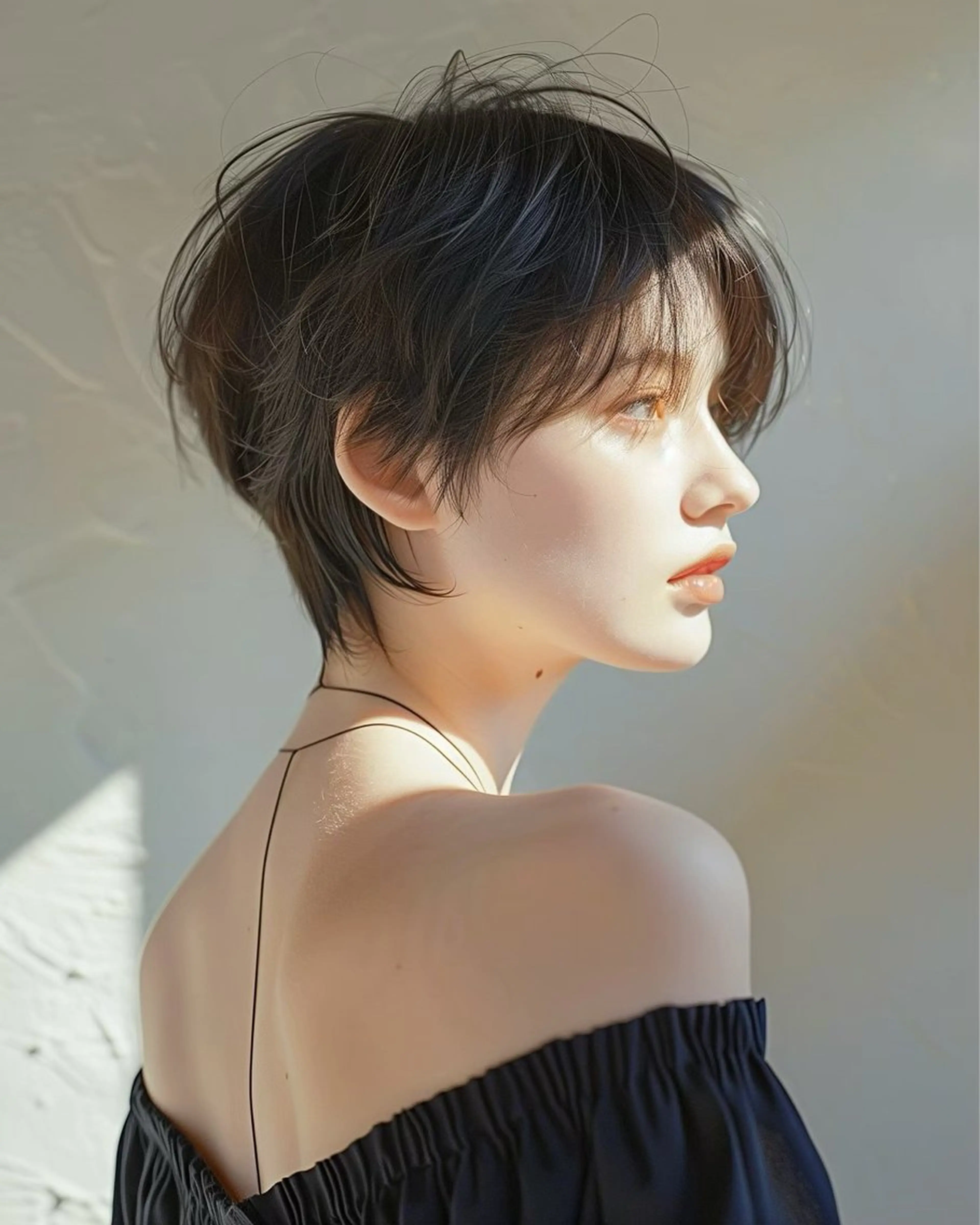 ショート カラー 髪質改善 柔らか質感/髪質改善 ⚡️Ren⚡のヘアスタイル