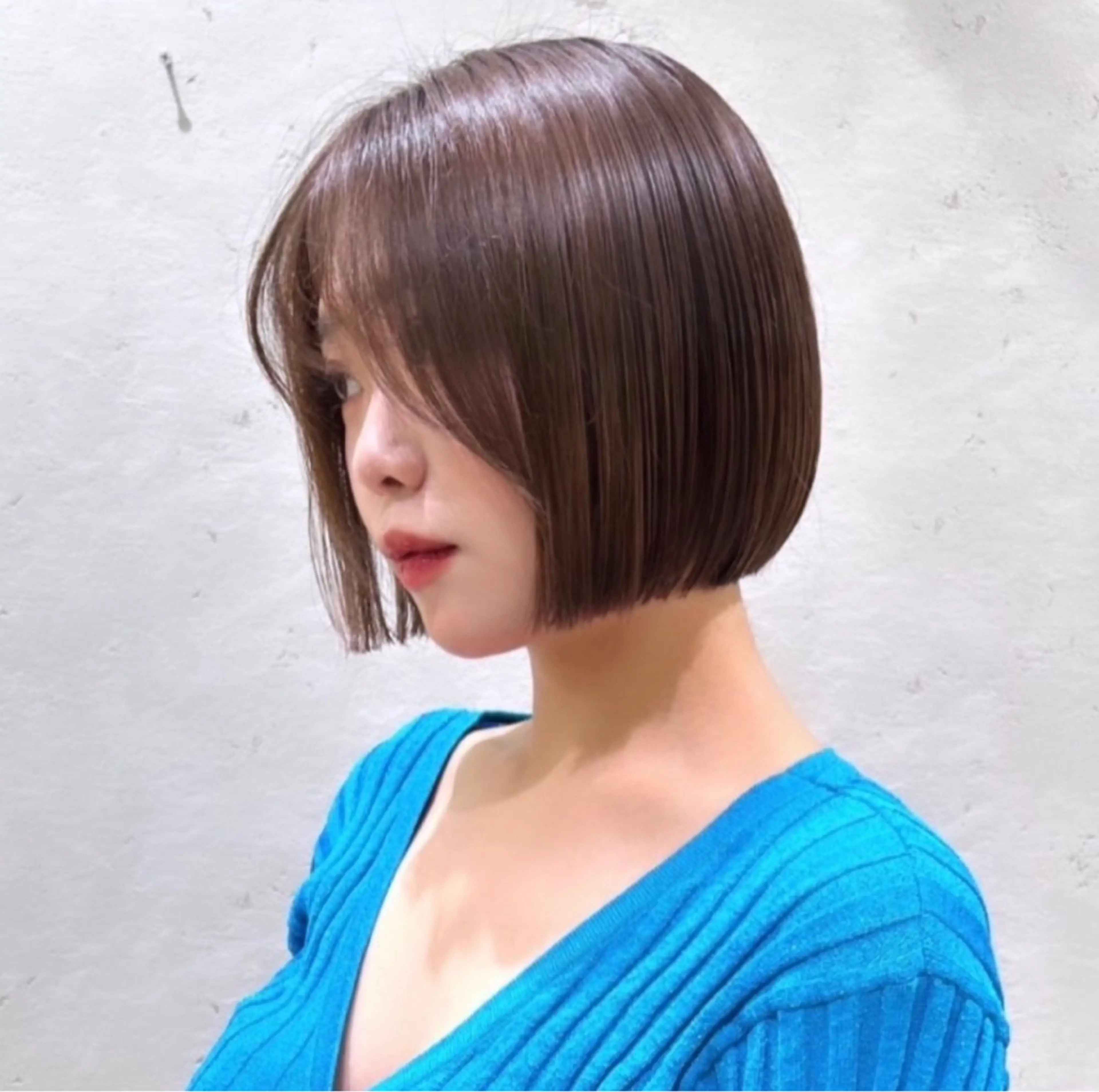 ショート カラー カット ヘアカラー 縮毛矯正 トリートメント 莉乃/縮毛矯正/髪質 改善/艶カラーのヘアスタイル