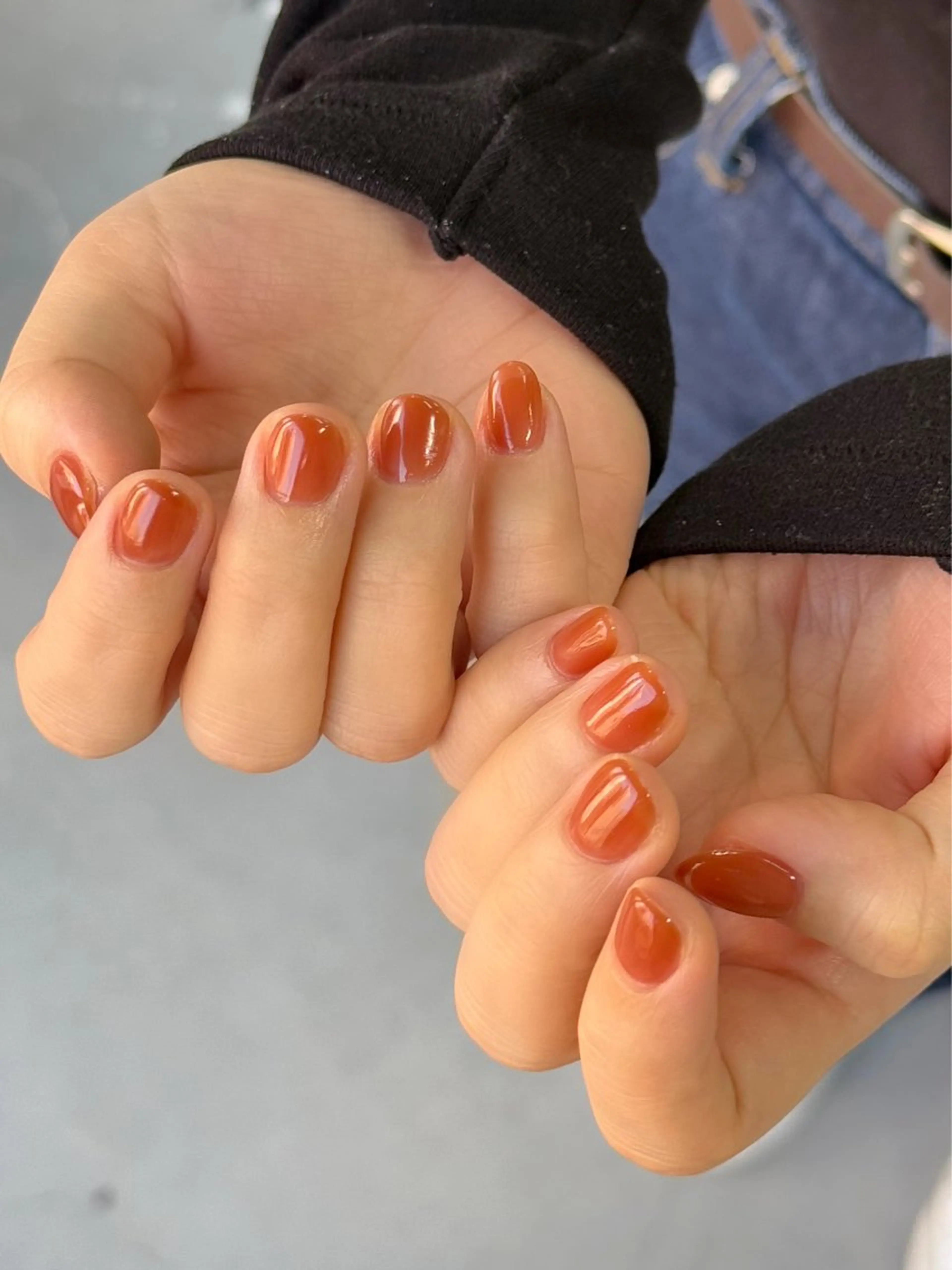 ネイル オフィスネイル ワンカラーネイル MISATO ネイリスト福岡/薬院のネイルデザイン