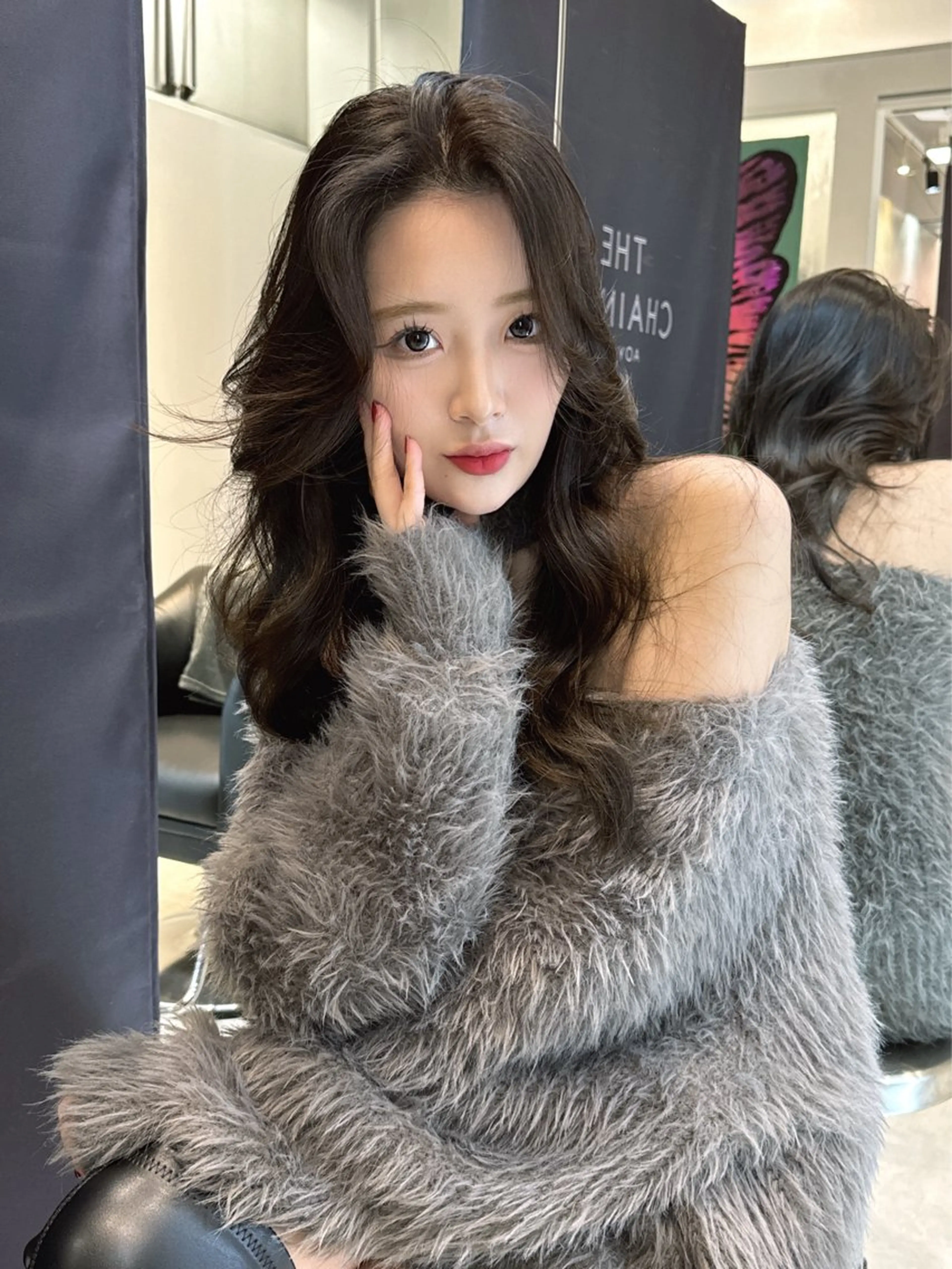 ロング 🇨🇳ワンホンヘア 下田鉄也のヘアスタイル