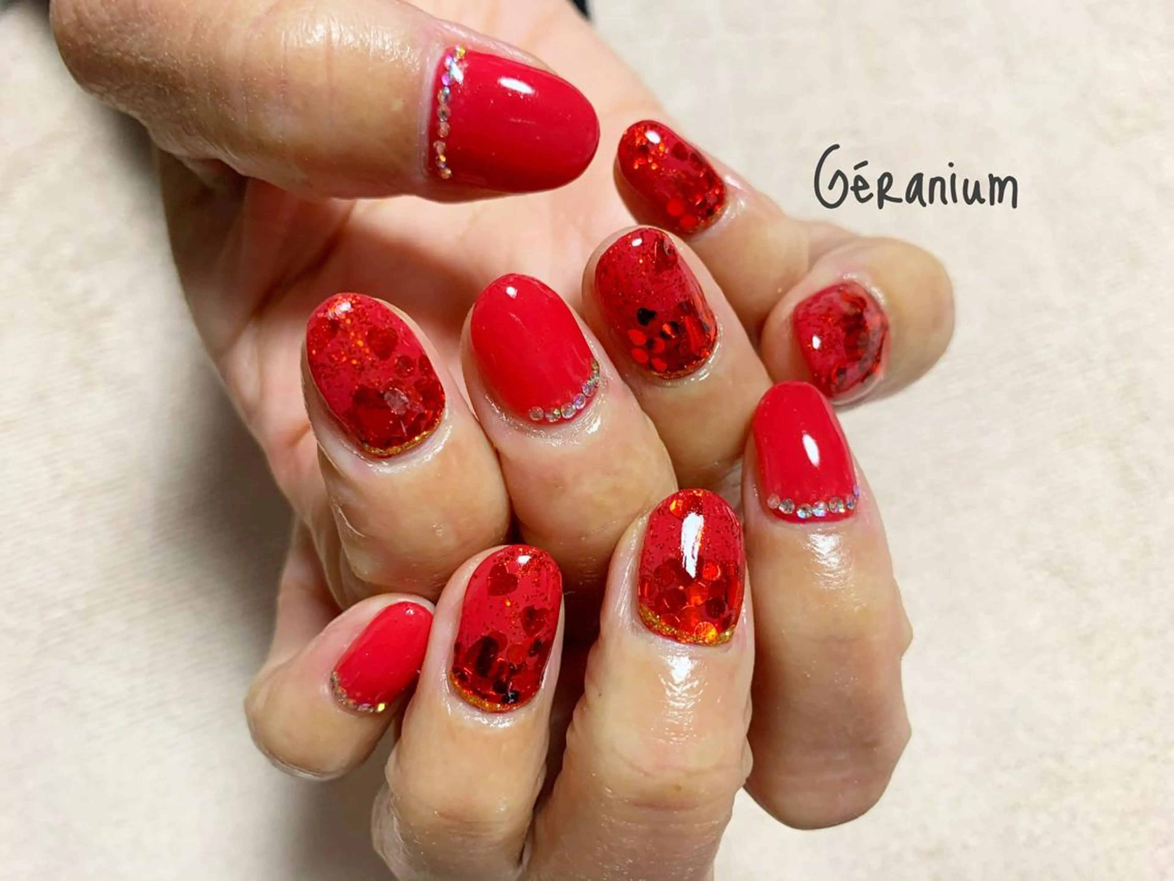 ネイル アートネイル ハンドネイル GéRanium Harukaのネイルデザイン