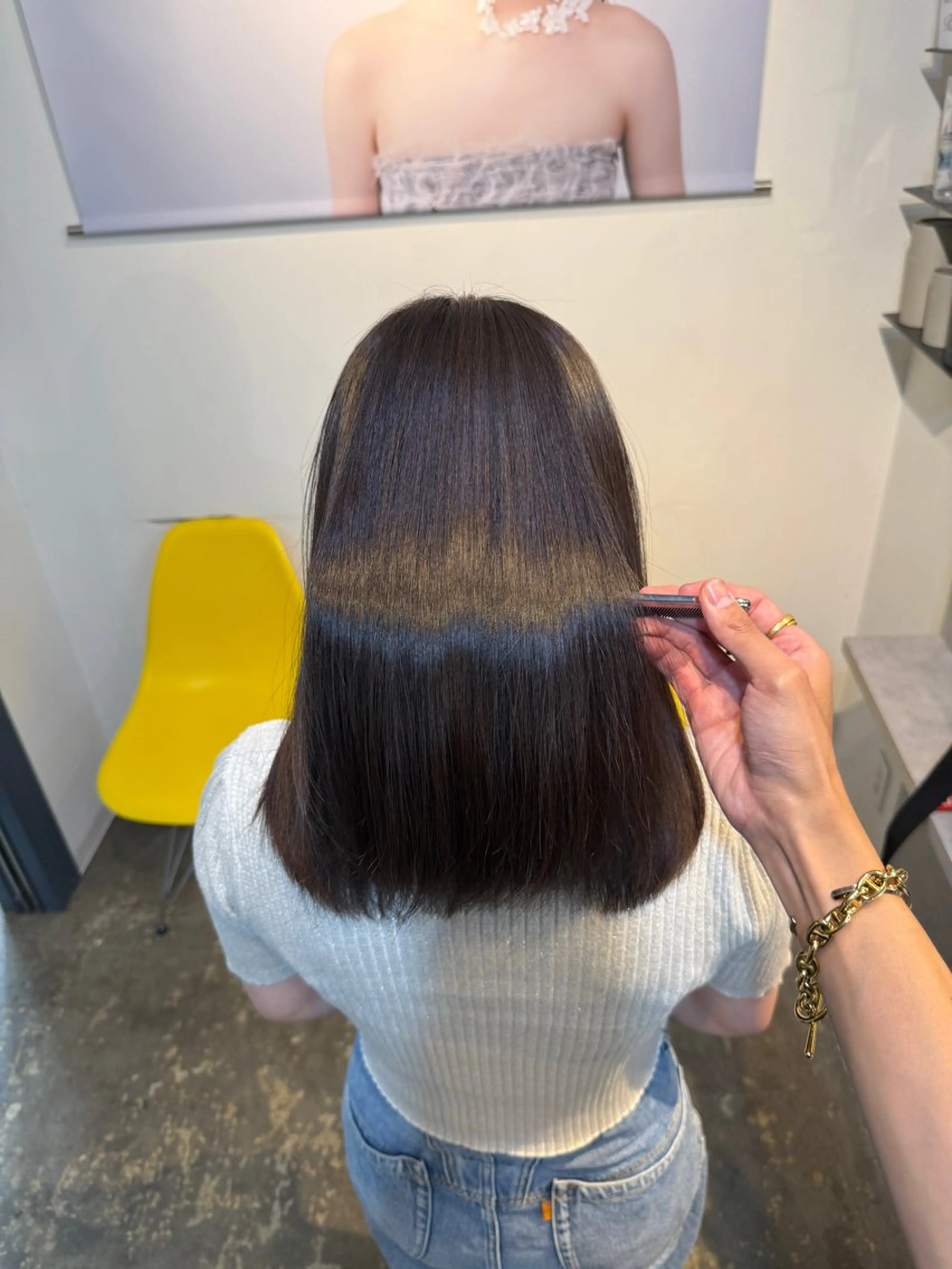 ミディアム カット トリートメント 縮毛矯正/レイヤー カット⭐️SHOTAのヘアスタイル