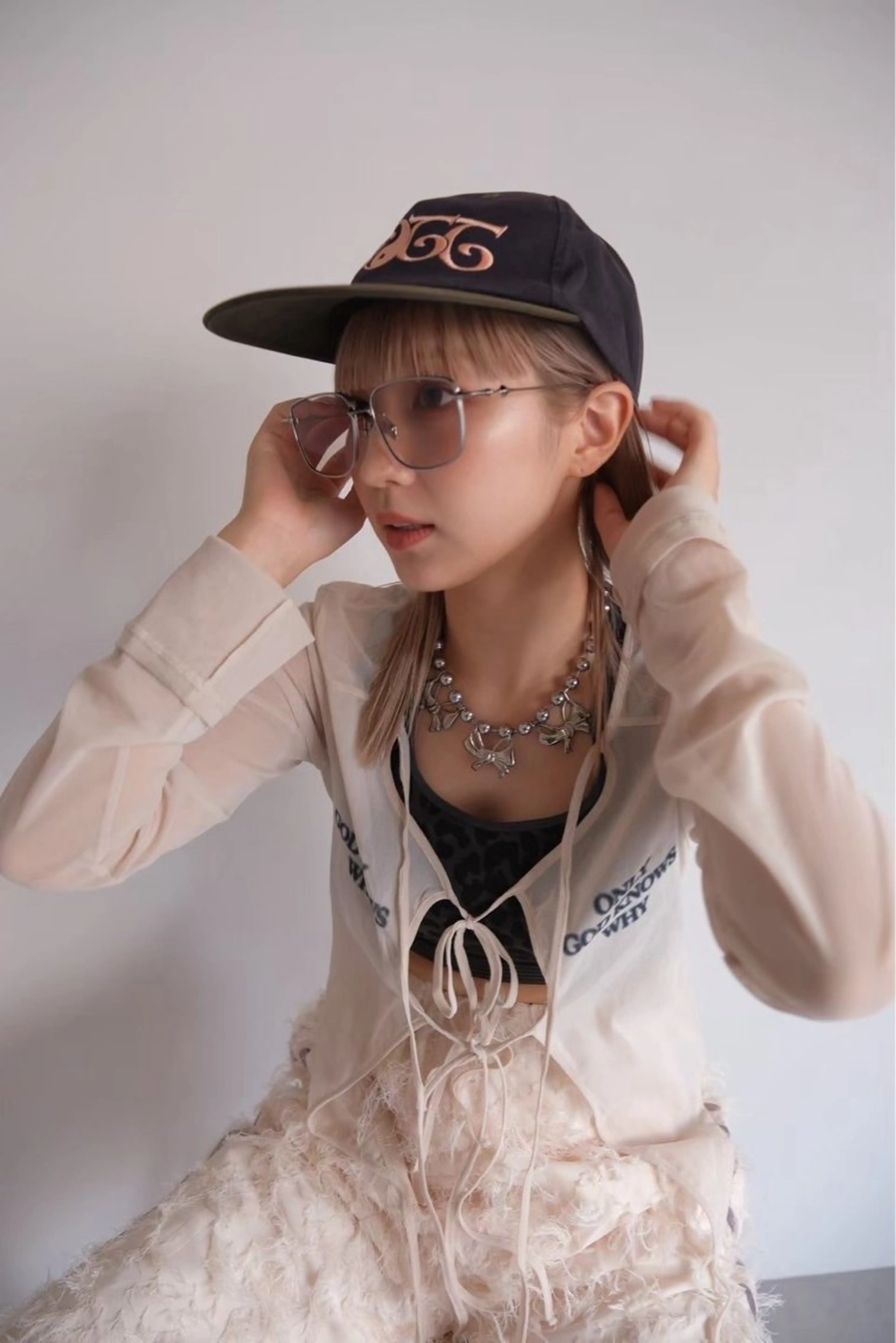 ミディアム Tsukasa/ ハイトーン/寒色のヘアスタイル