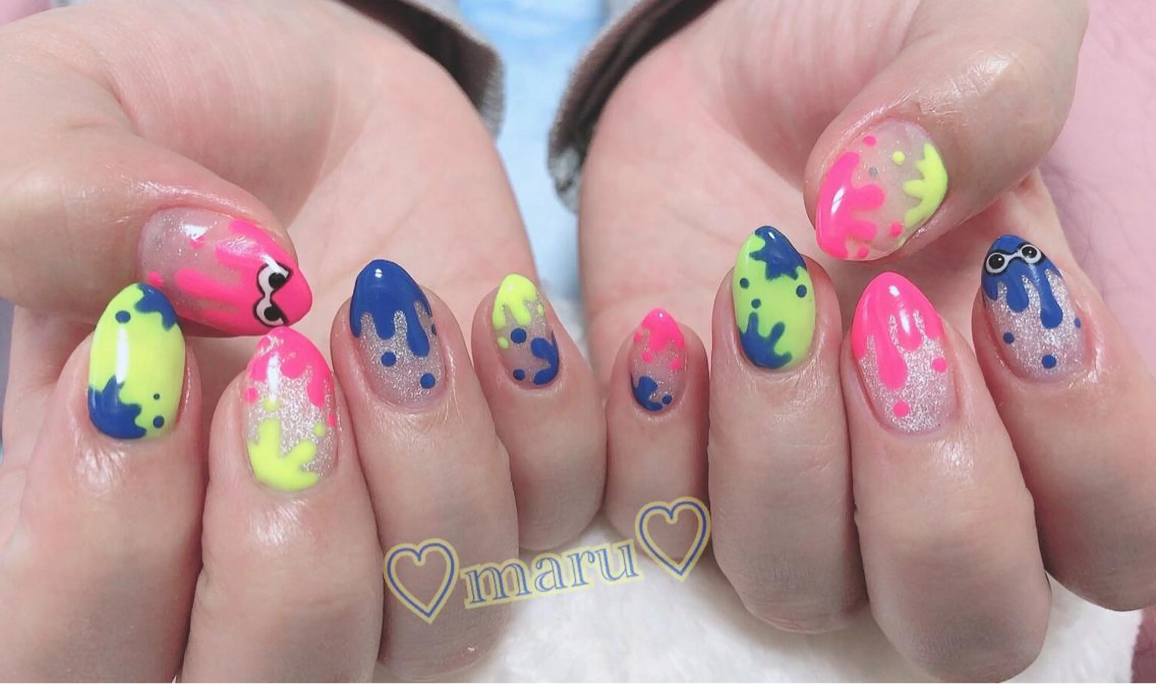 ネイル ハンドネイル フットネイル まるみ ♡のネイルデザイン