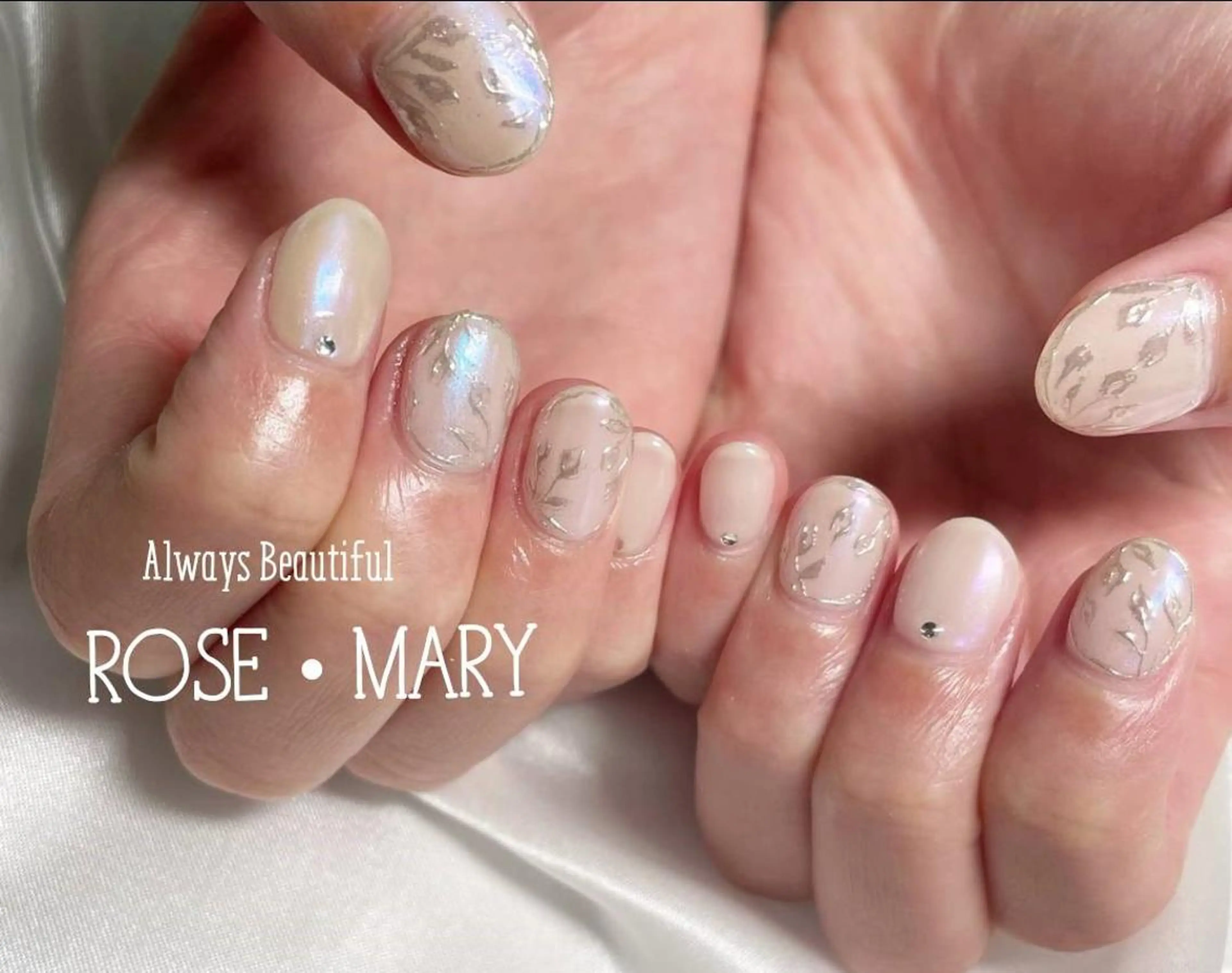 ネイル ハンドネイル ROSE・ MARY 鈴木のネイルデザイン