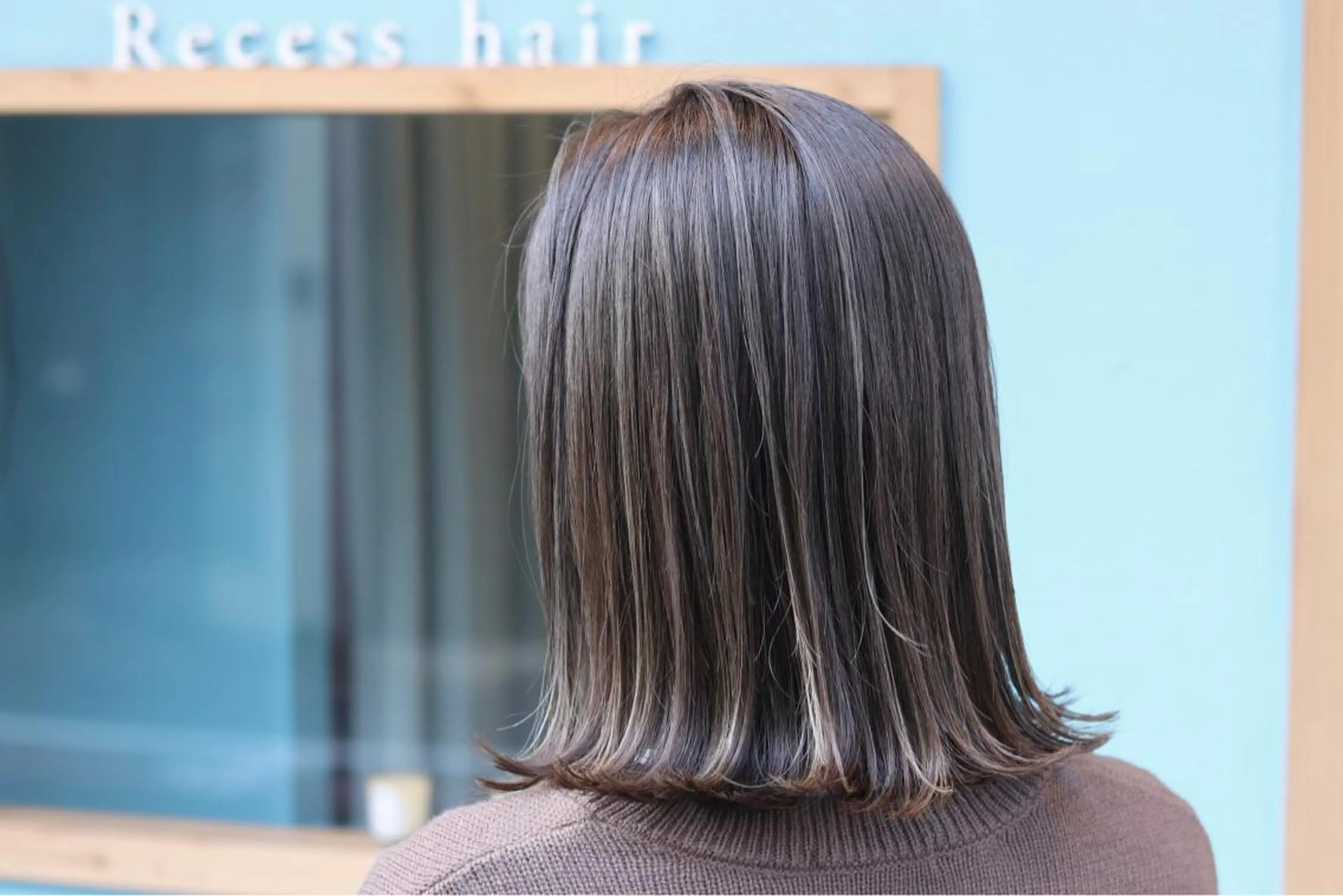 ミディアム カラー Recess hair所属・川内 政人のヘアスタイル