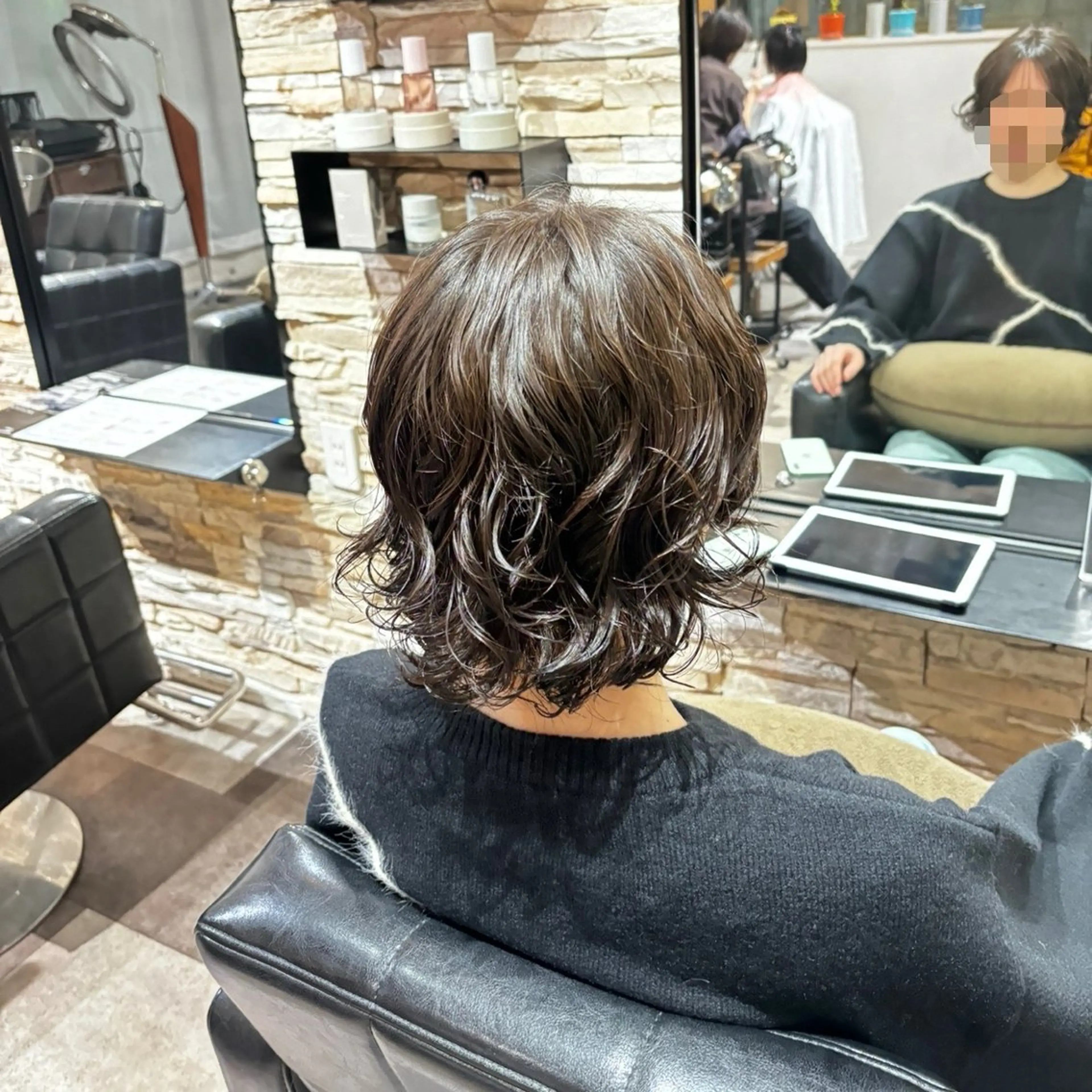 ショート パーマ ボブ 🍒サクラ🍒 /透明感カラー/艶髪のヘアスタイル