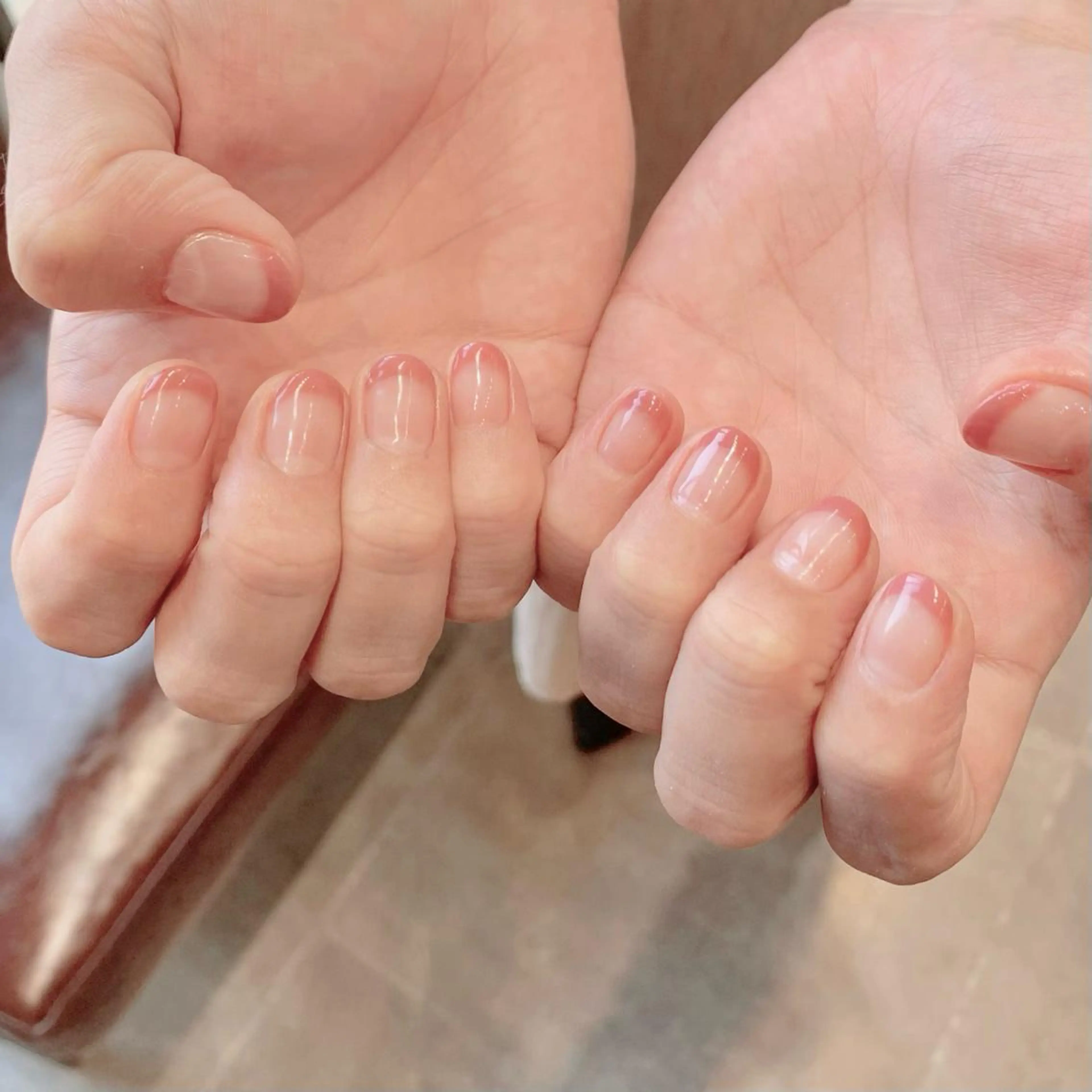 ネイル フレンチネイル YUKIMO🍎名駅 /ニュアンスのネイルデザイン