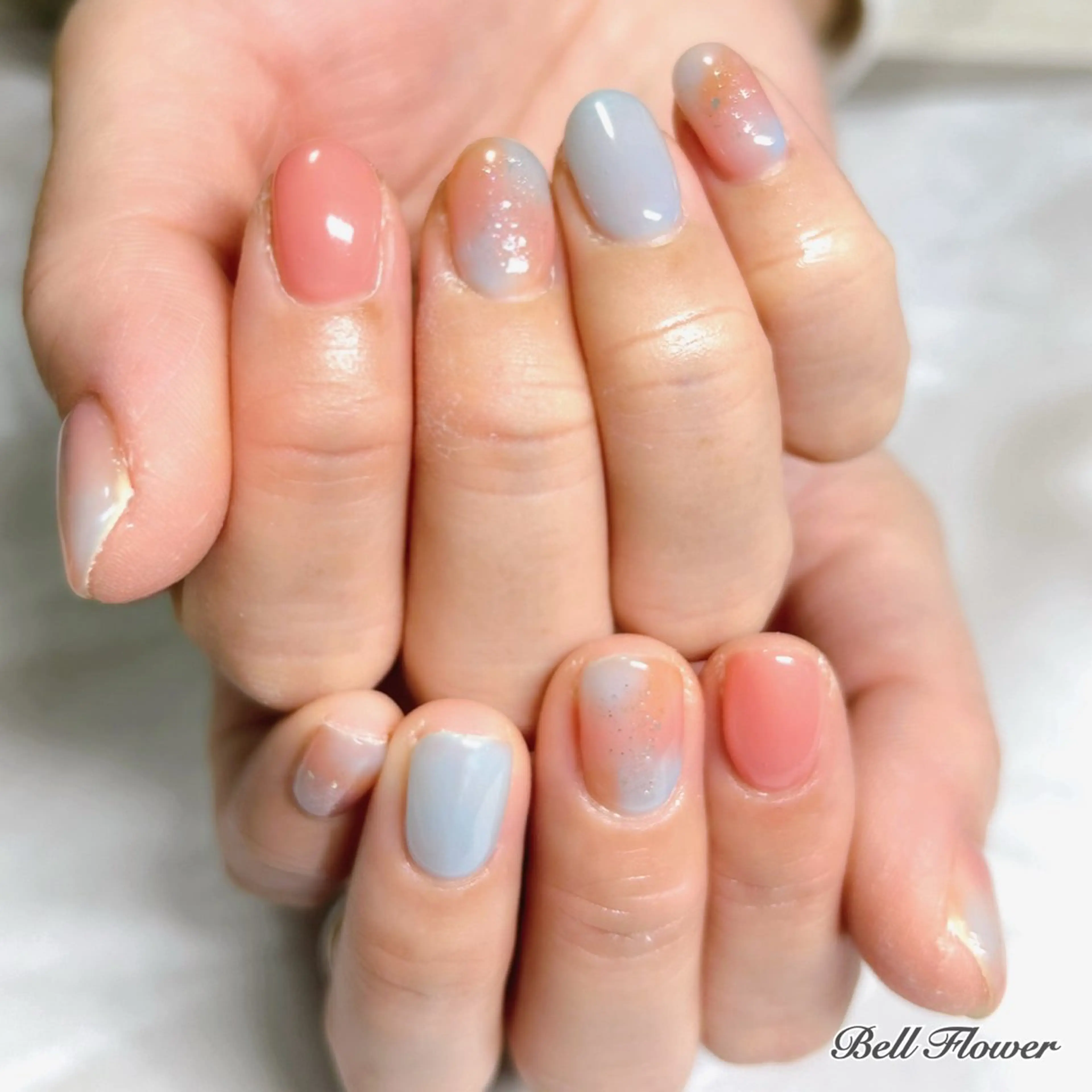 ネイル ハンドネイル Bell Flowerのネイルデザイン