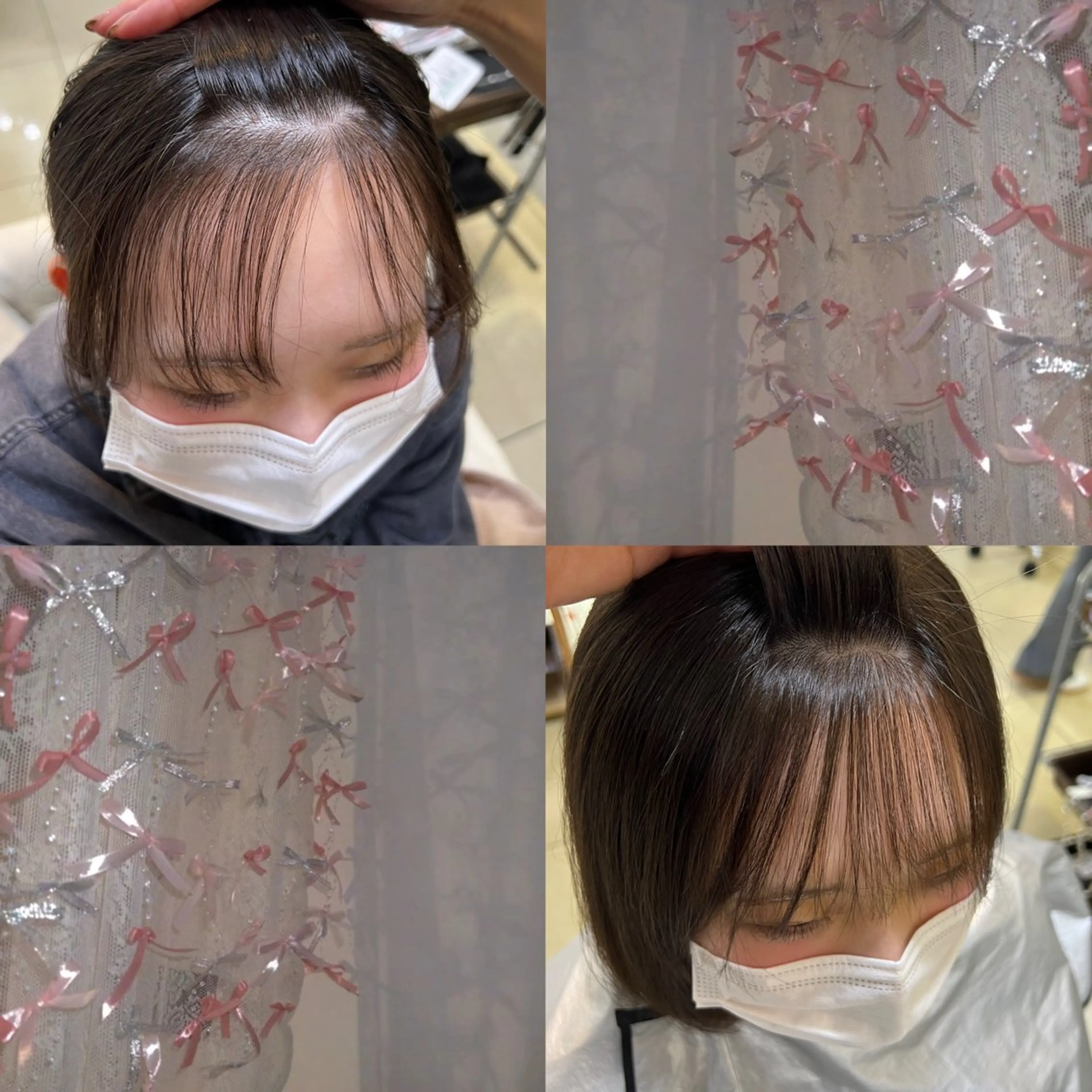 前髪お悩み解決💫  前髪割れぐせ直し+シャンプーブロー🧴の写真