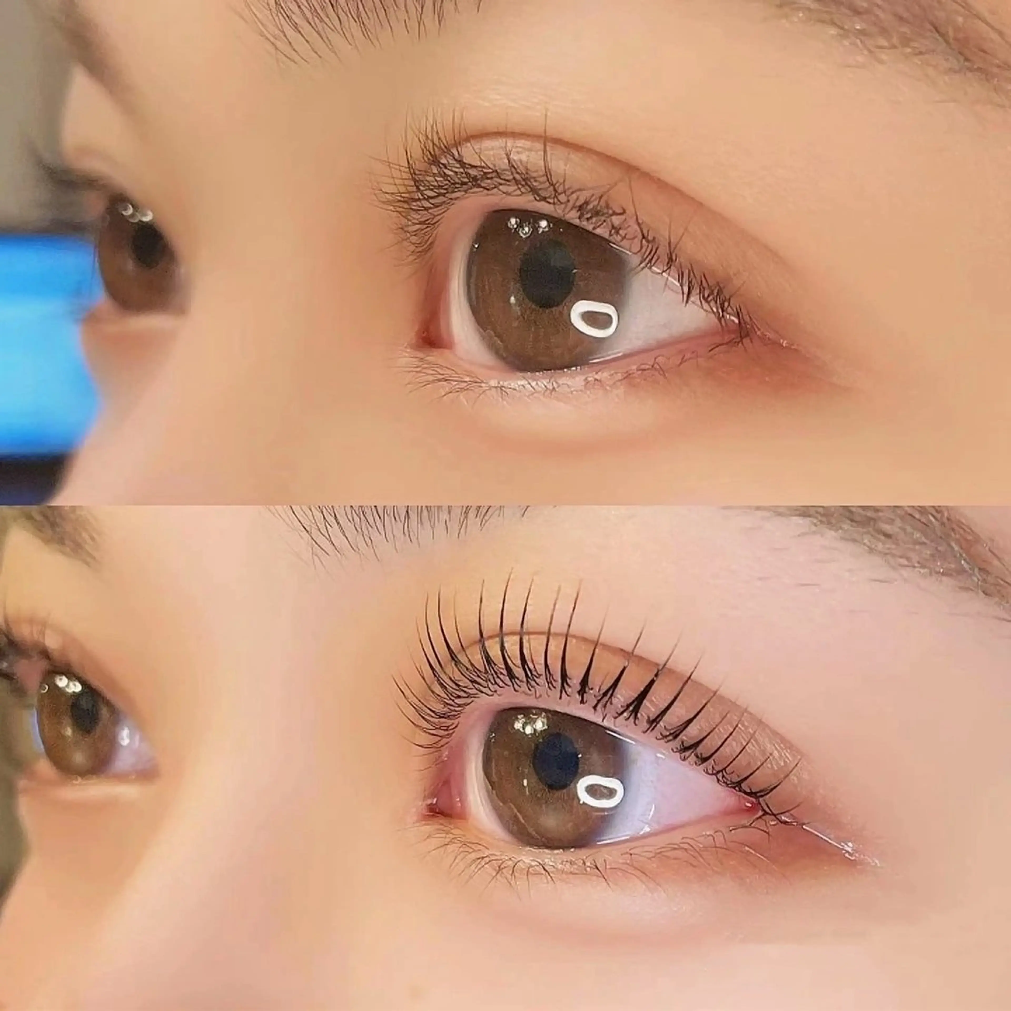 マツエク・マツパ バインドロック カラーマツエク フラットラッシュ ナチュラル パリジェンヌラッシュリフト YK• マツエクサロンのマツエク・マツパデザイン