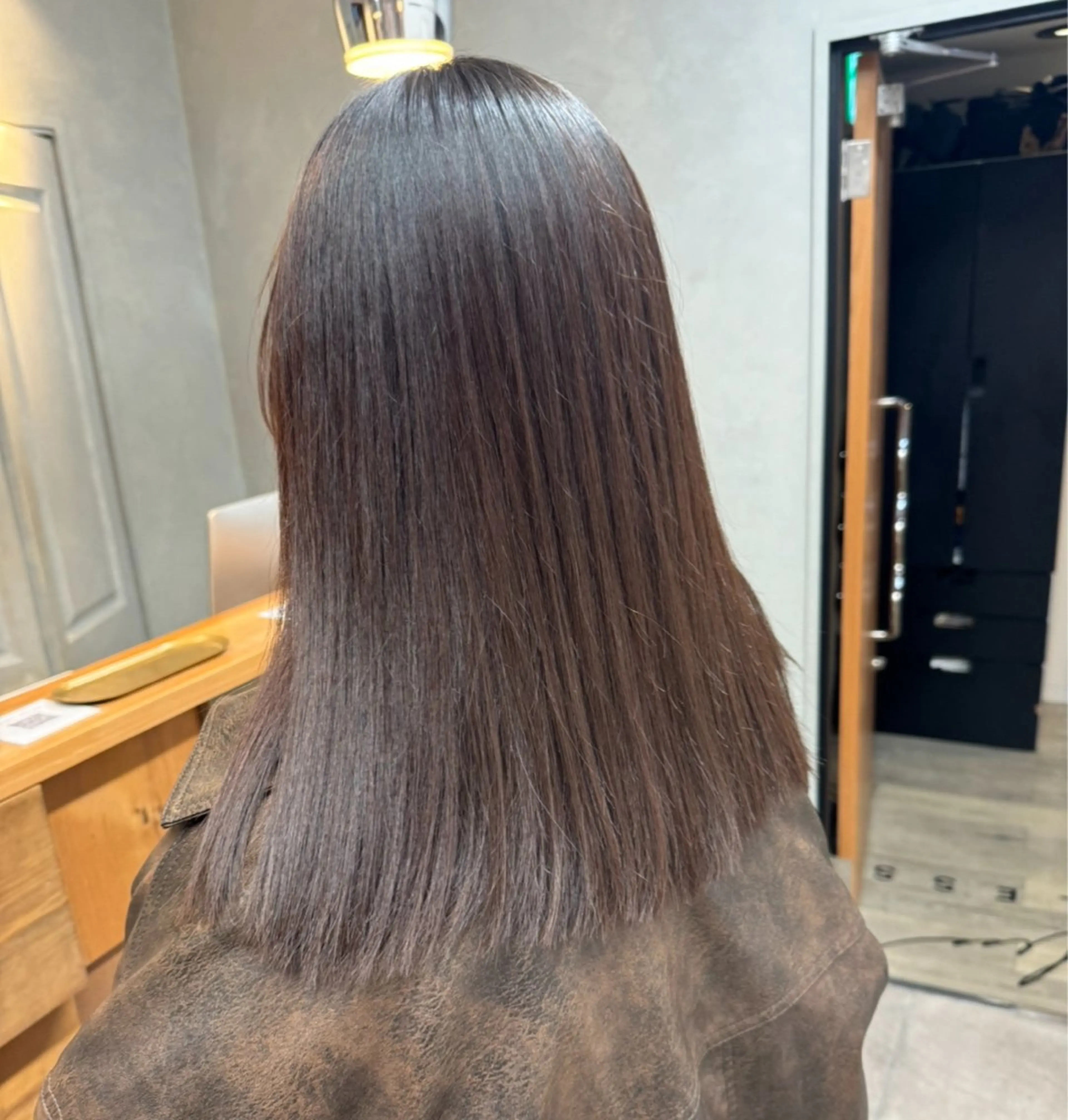 ミディアム ミディアムパーマ トリートメント 透明感カラー ☆akoのヘアスタイル