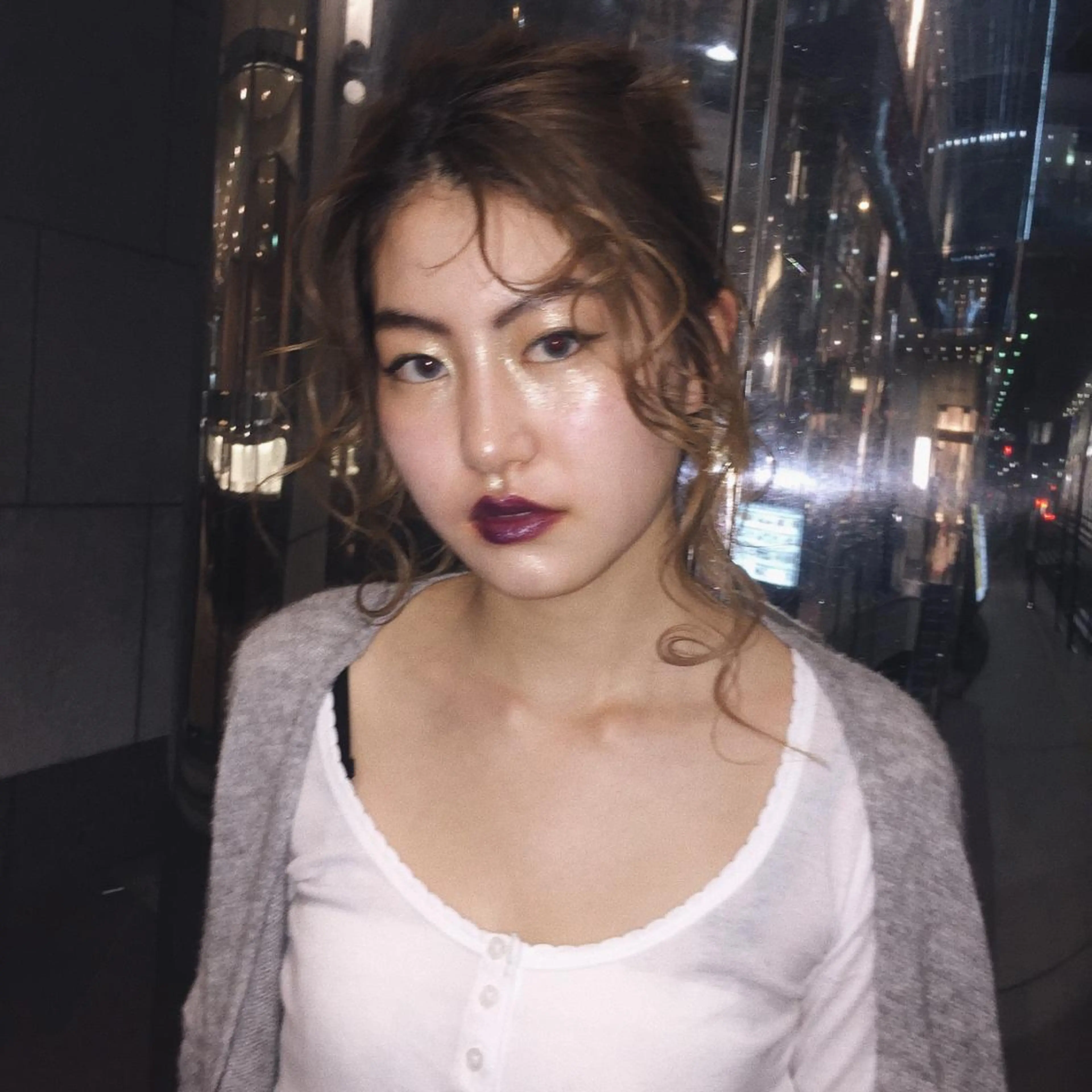 ロング カラー レイヤーカット/ 透明感カラーmikuのヘアスタイル