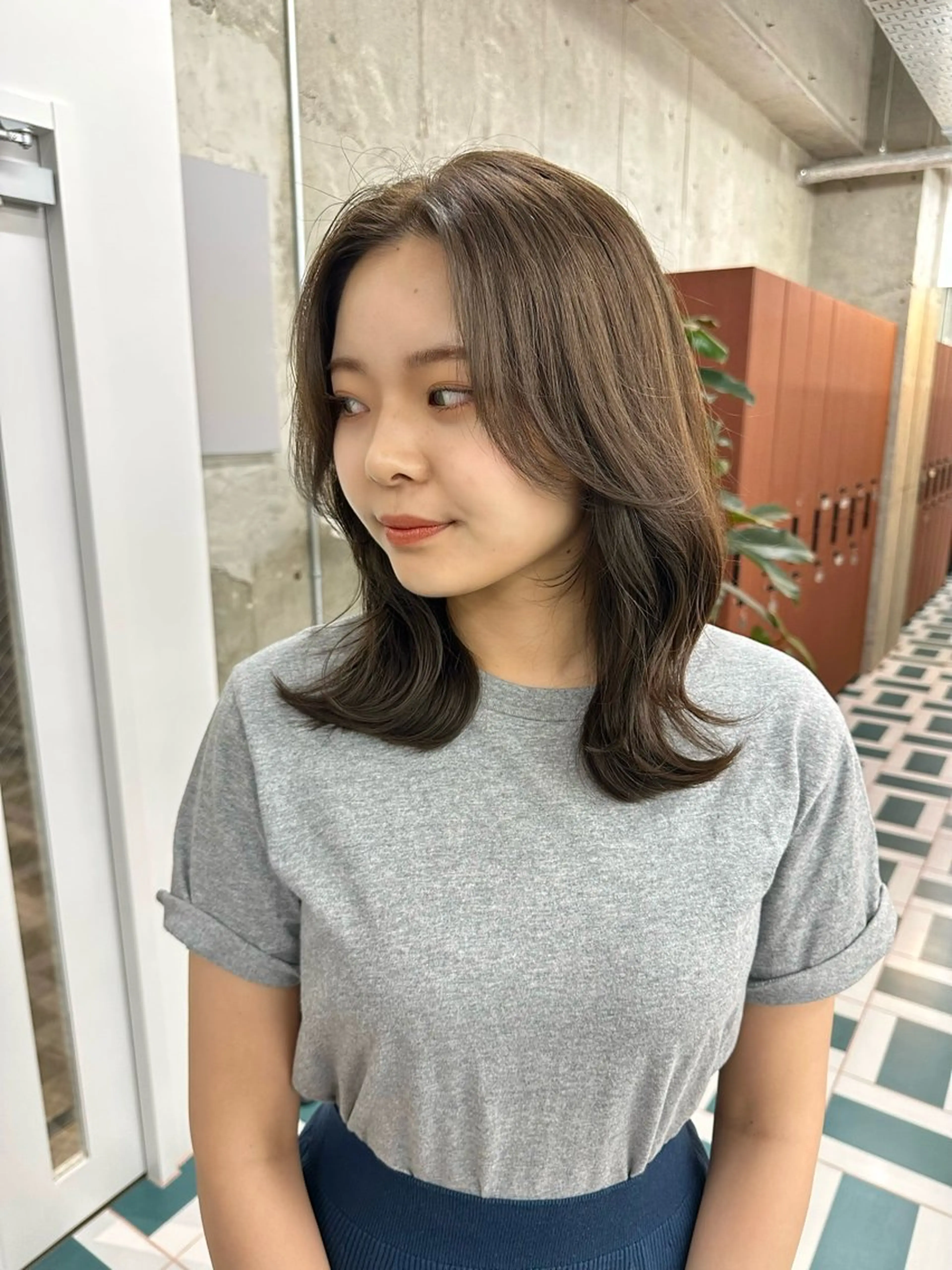 ミディアム カラー noe所属・ボブ/艶髪/栄/ 名古屋/COCOのヘアスタイル