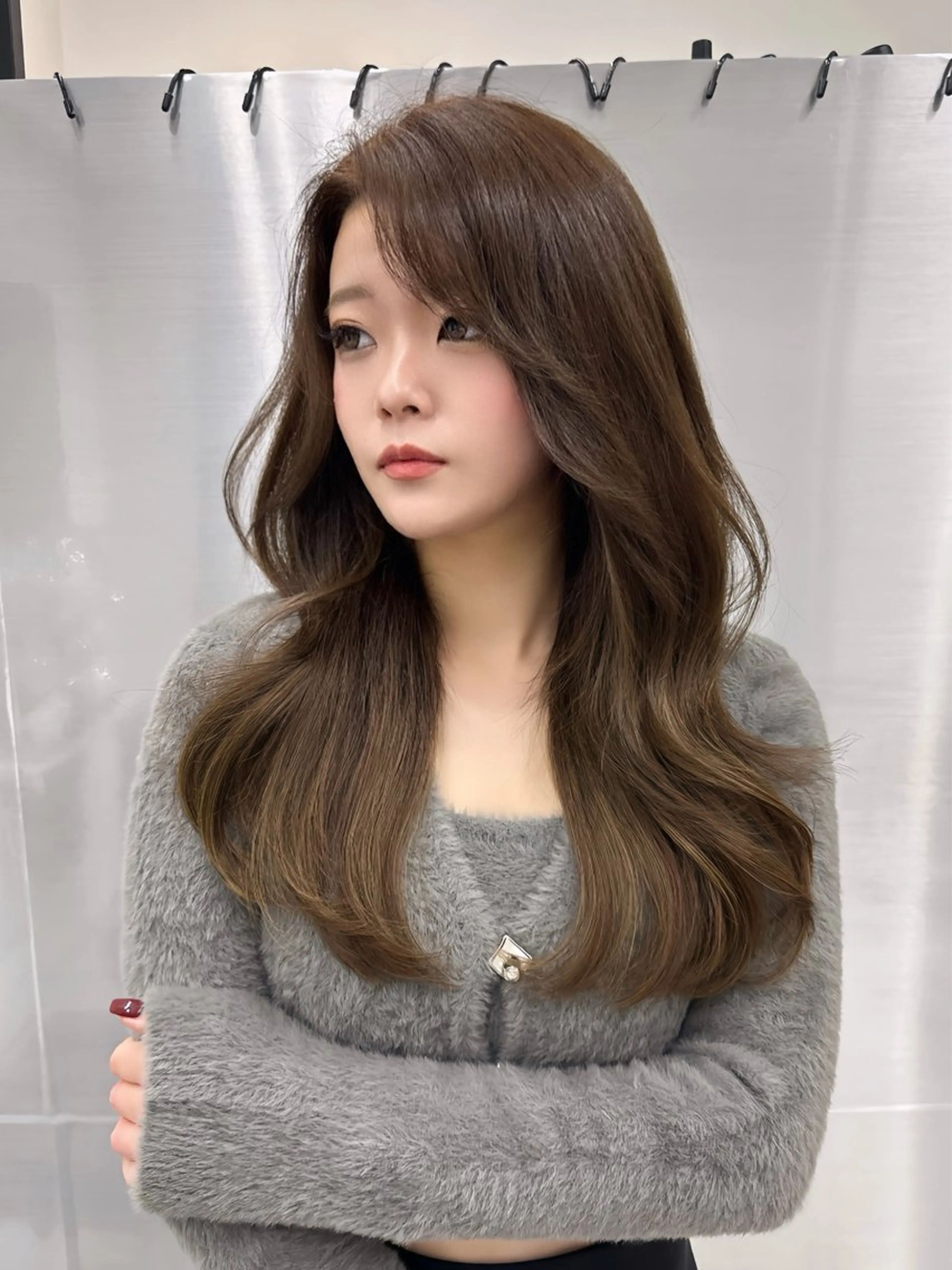 ロング カット ヘアカラー エクステ LOMKH所属・シールエクステ/ レイヤー/タツヤのヘアスタイル