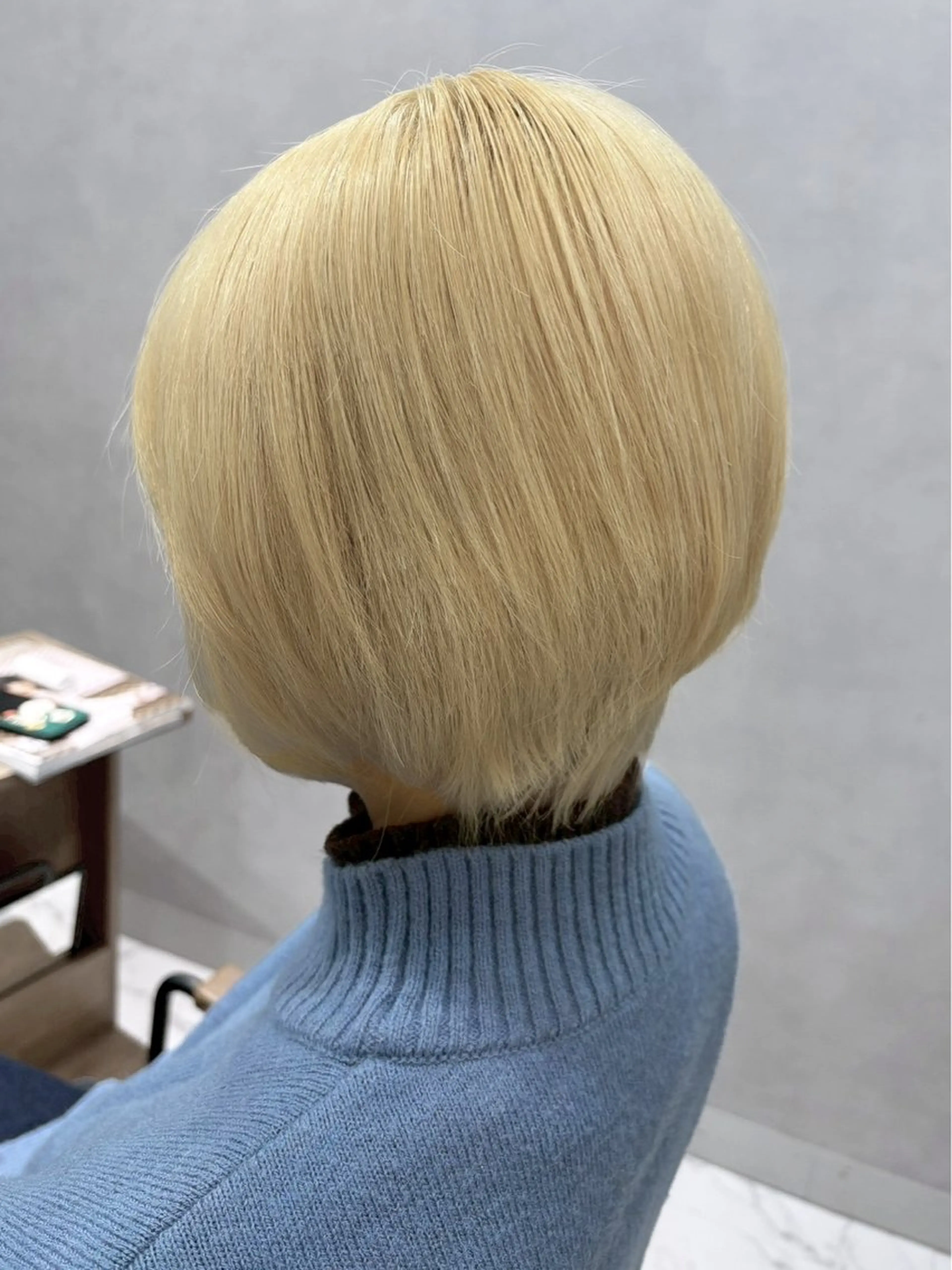 ショート カラー カット ヘアカラー トリートメント ハイトーン/韓国風/ 艶髪/吉祥寺のヘアスタイル