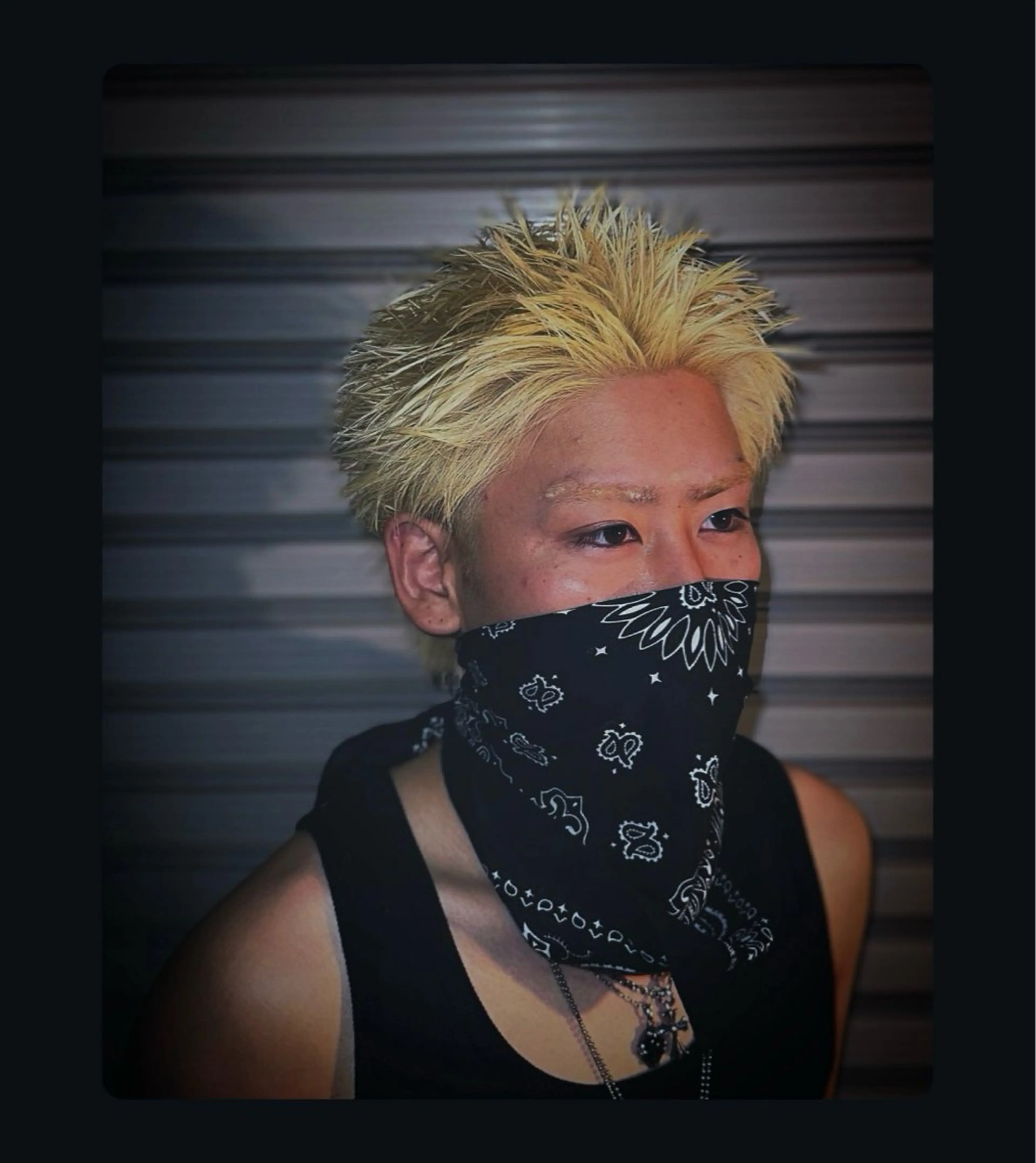 メンズ スパイキーショート R.A.F.by Mag 南松本所属・tsuchiya /フェード/派手髪のヘアスタイル