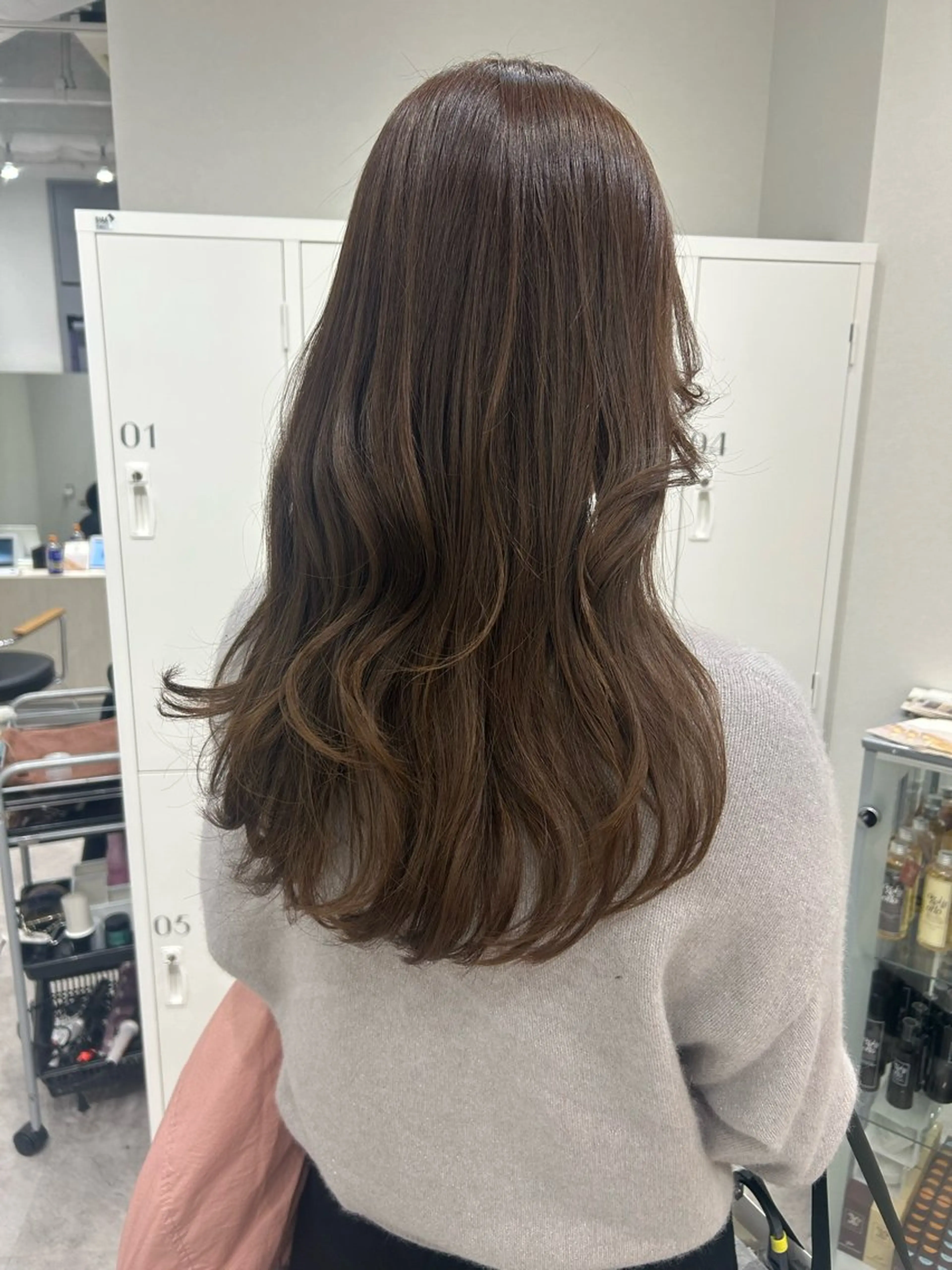 ミディアム カラー ヘアアレンジ 髪質改善 トリートメント トリートメント ボブ /ニュアンス/ satomi🧸💖のヘアスタイル