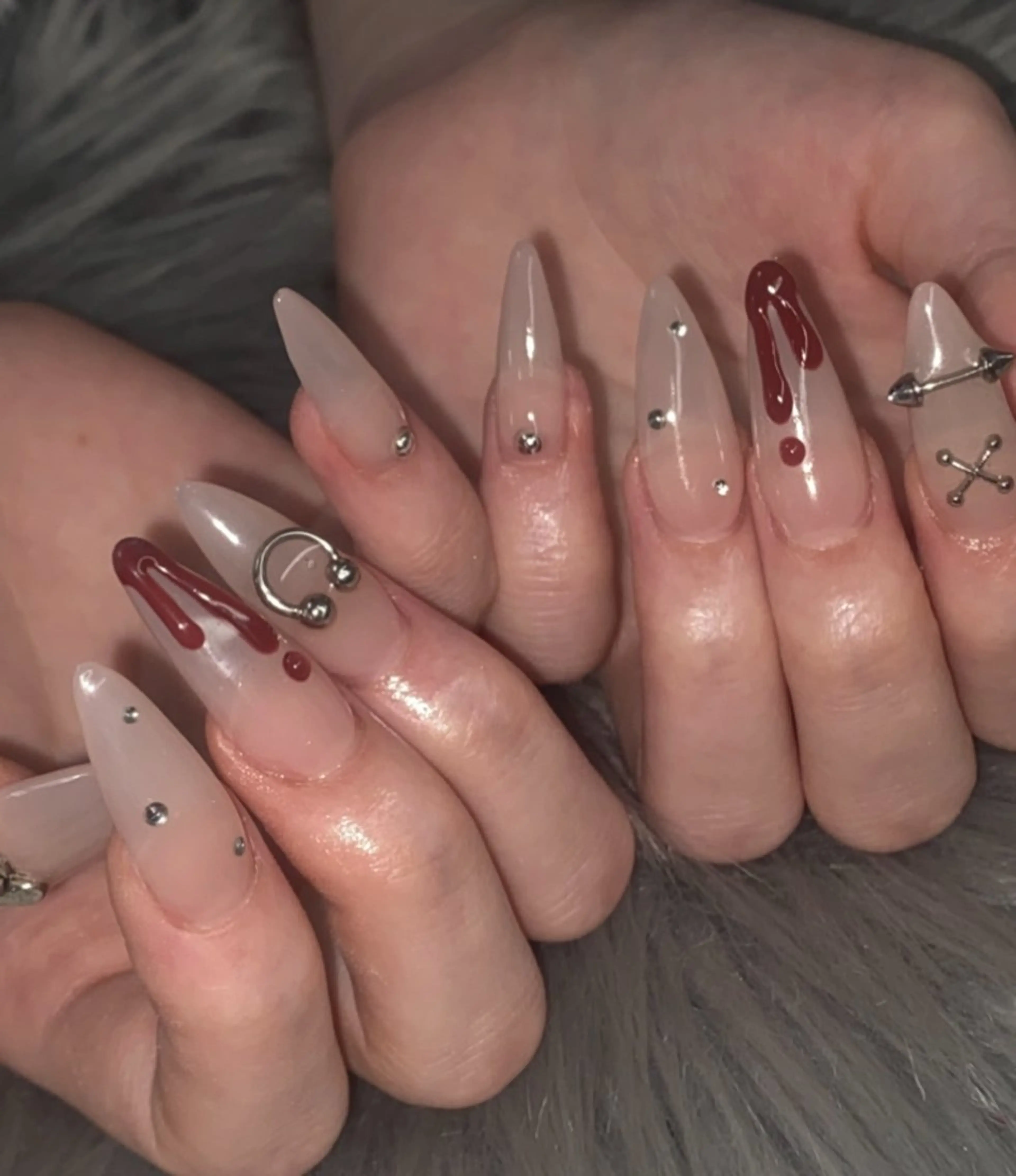 ネイル ハンドネイル Bitty／ SENA⋆˙⟡ —のネイルデザイン