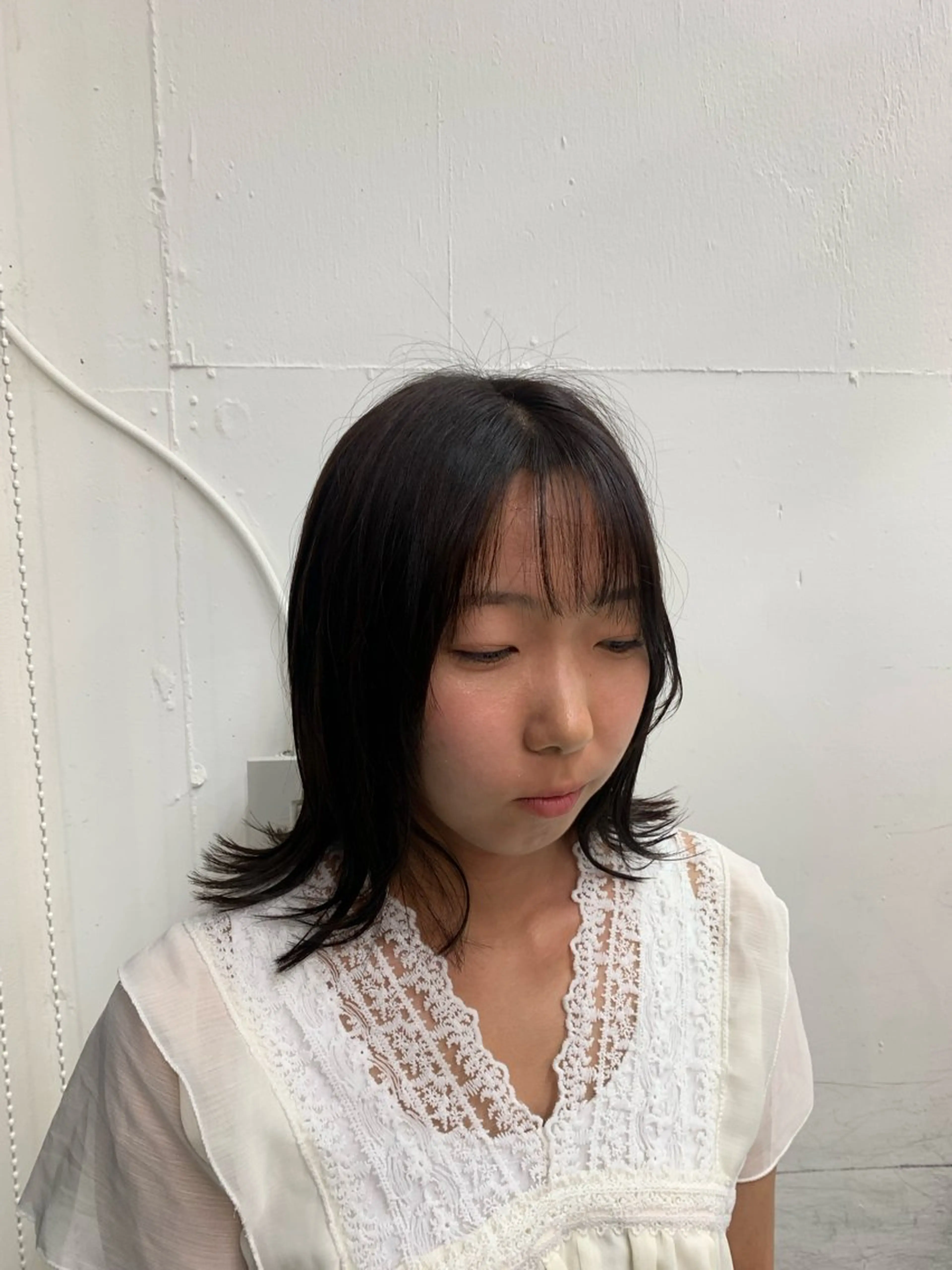 セミロング カラー WILL西宮店所属・WILL西宮野崎琴水 /透明感カラーのヘアスタイル