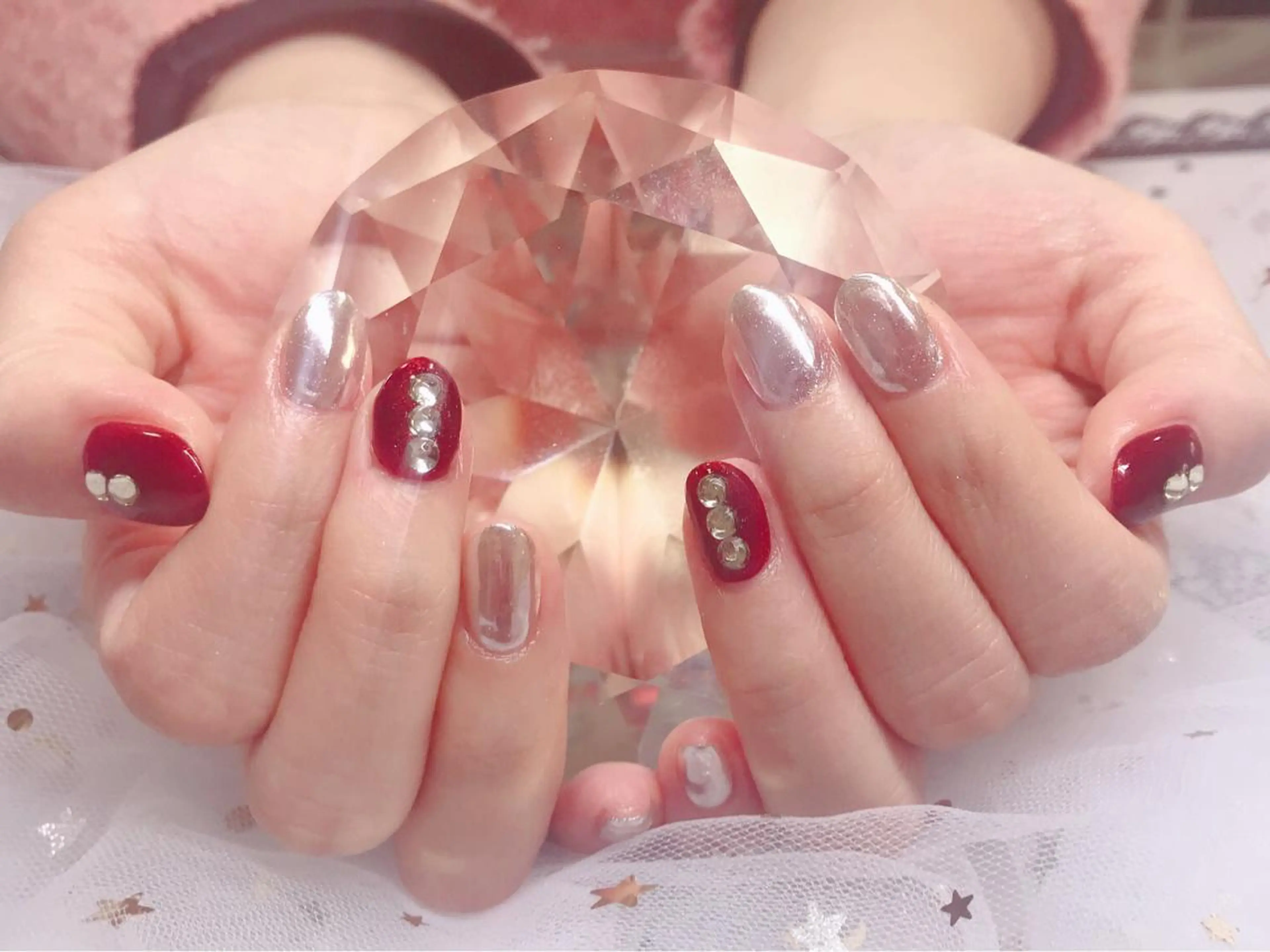 カラー ネイル Q Free nailsのネイルデザイン