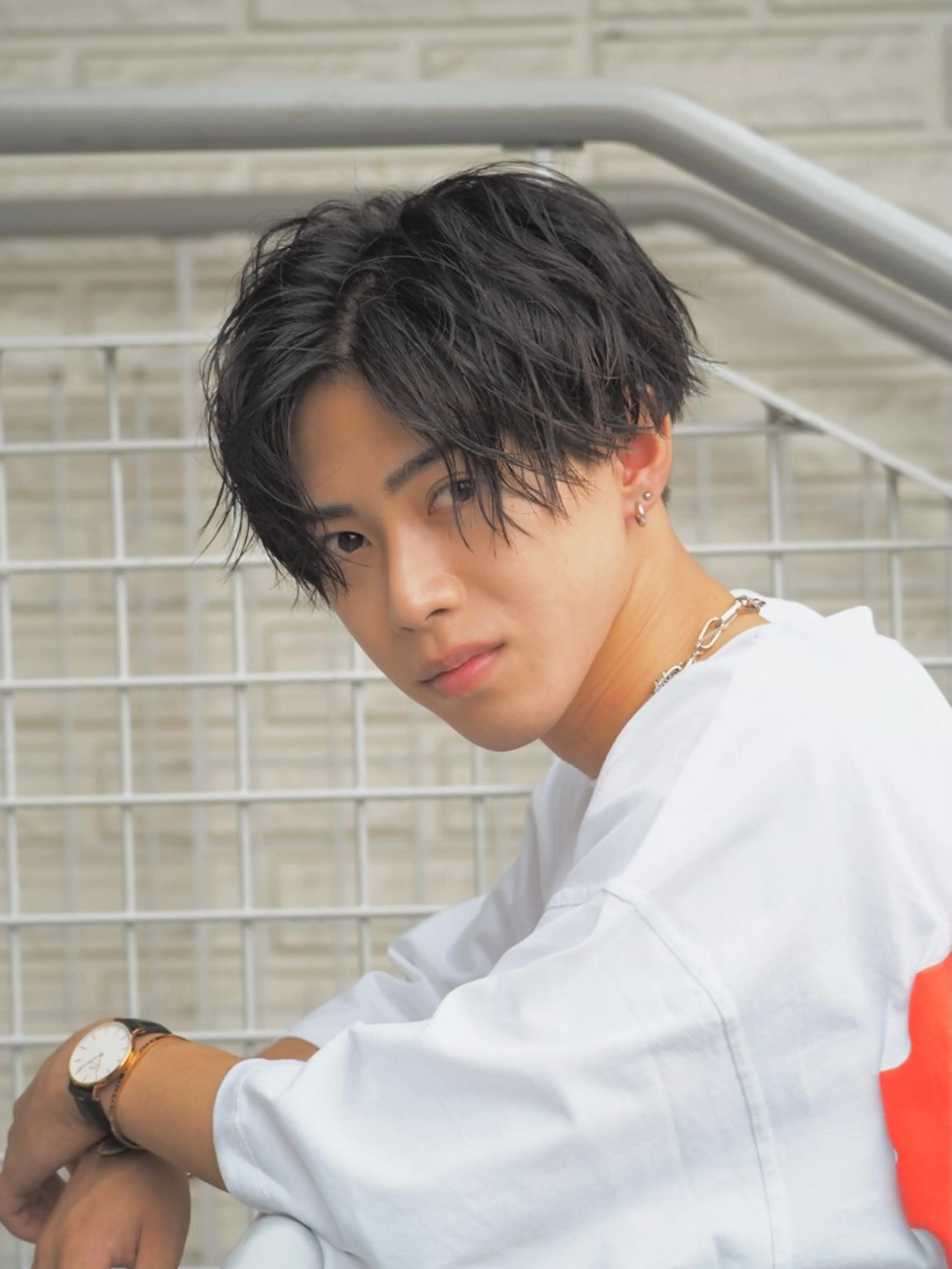 メンズ センターパート 【メンズ専門】中本 翔大のヘアスタイル