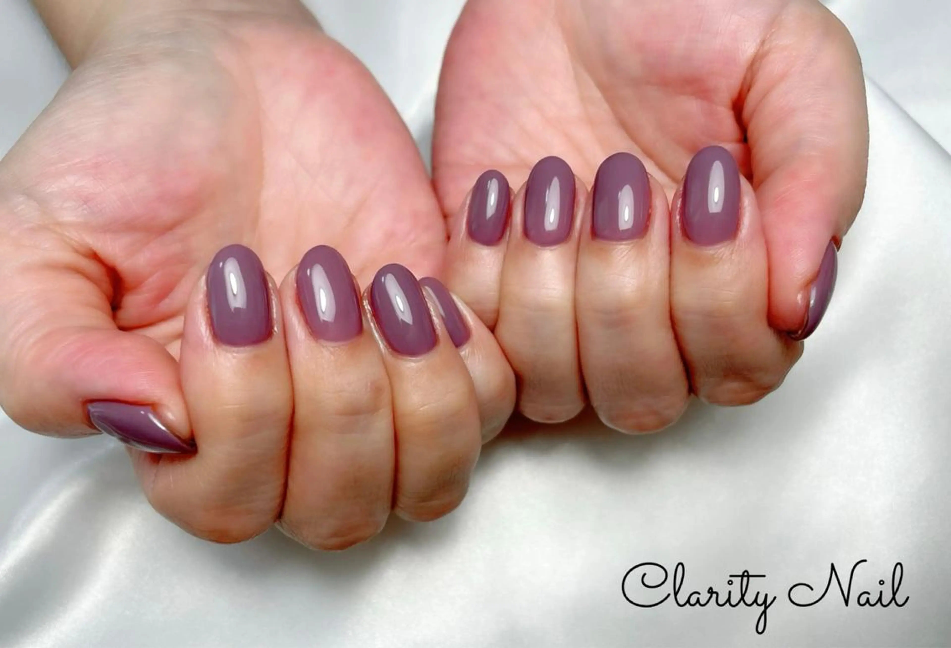 ネイル ワンカラーネイル ハンドネイル Clarity Nailのネイルデザイン