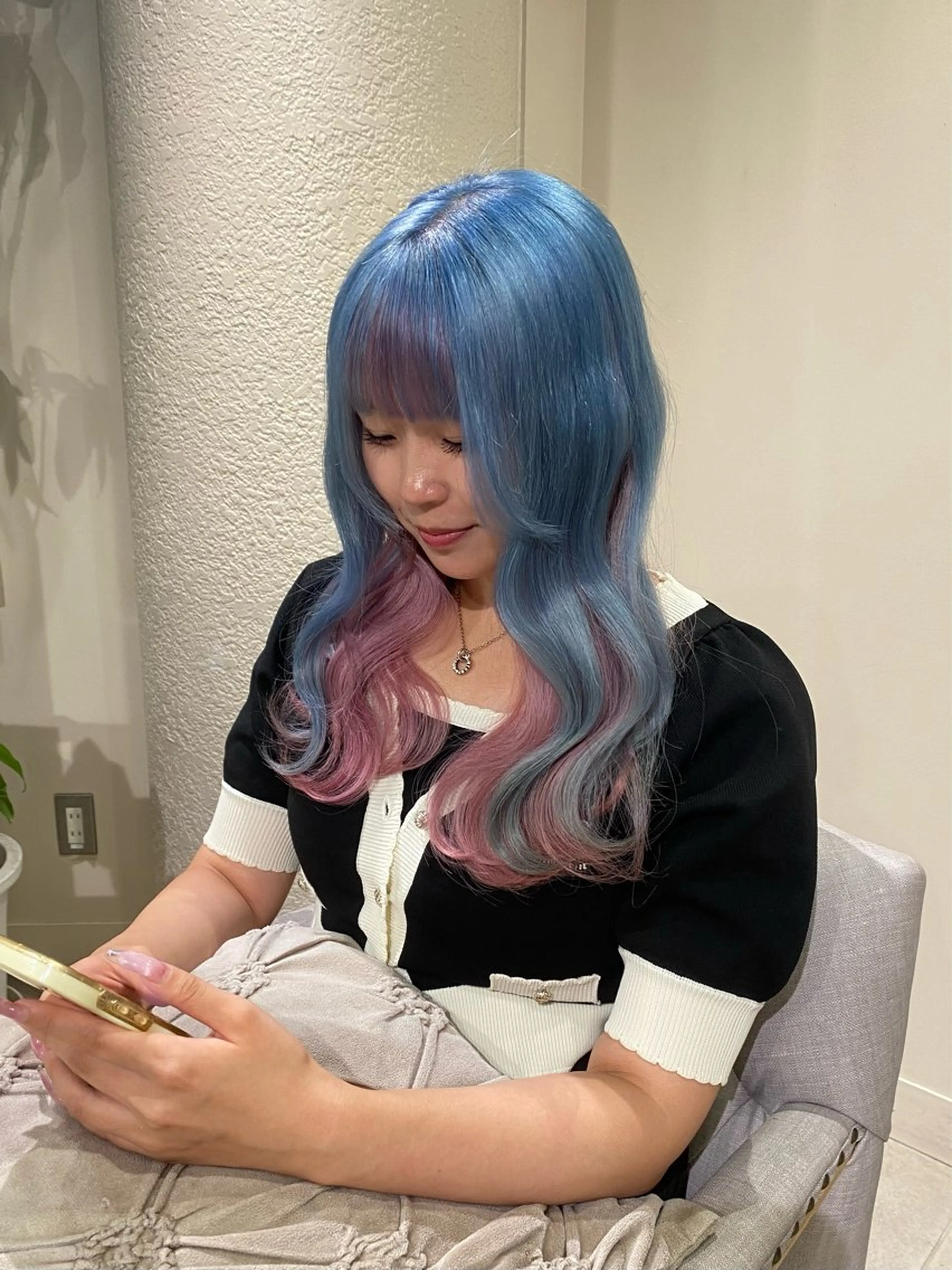 カラー ハイトーン✨艶髪💘 💘 AYANO💘のヘアスタイル