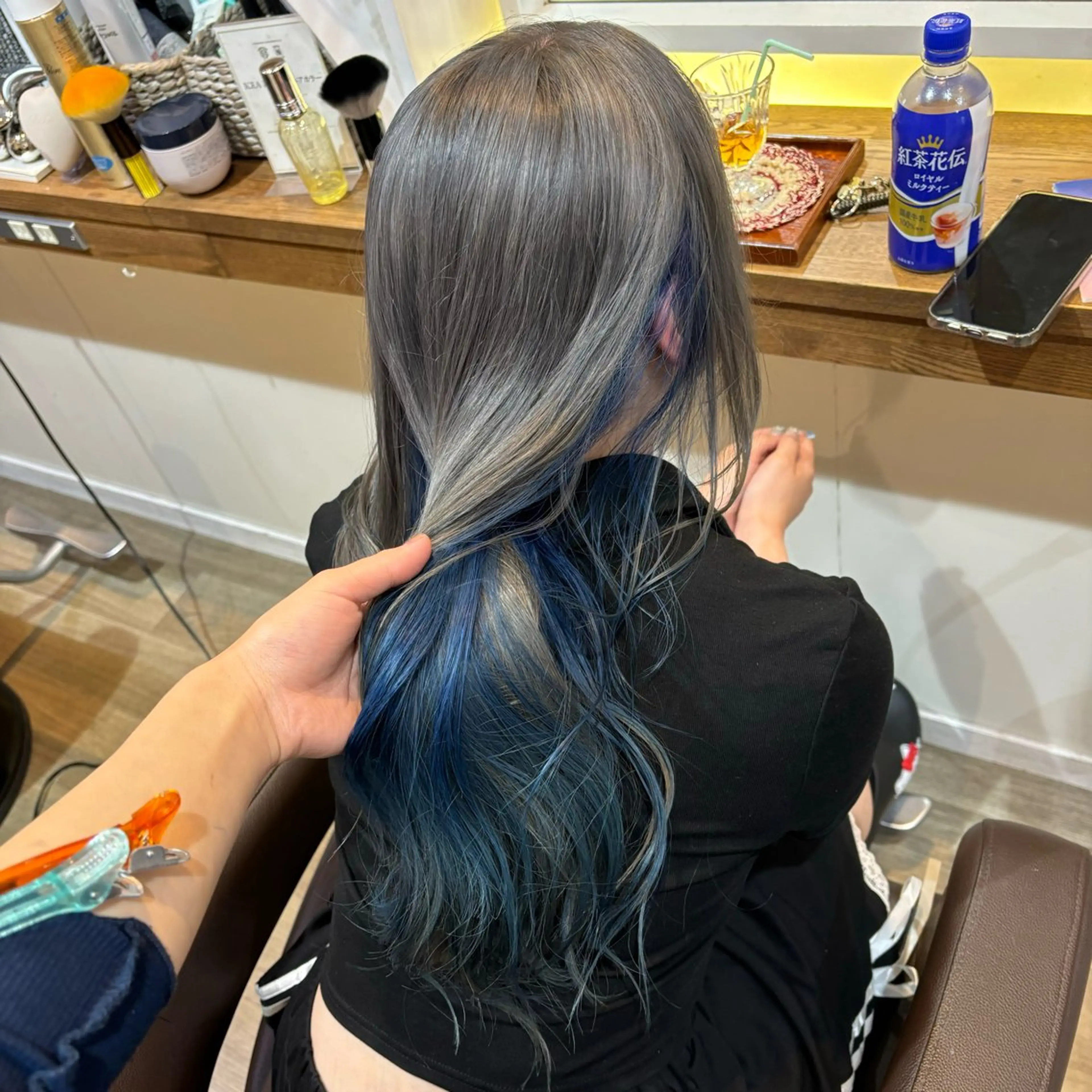 ロング ヘアカラー 🎀ハイトーン/ 艶カラー/夕月🎀のヘアスタイル