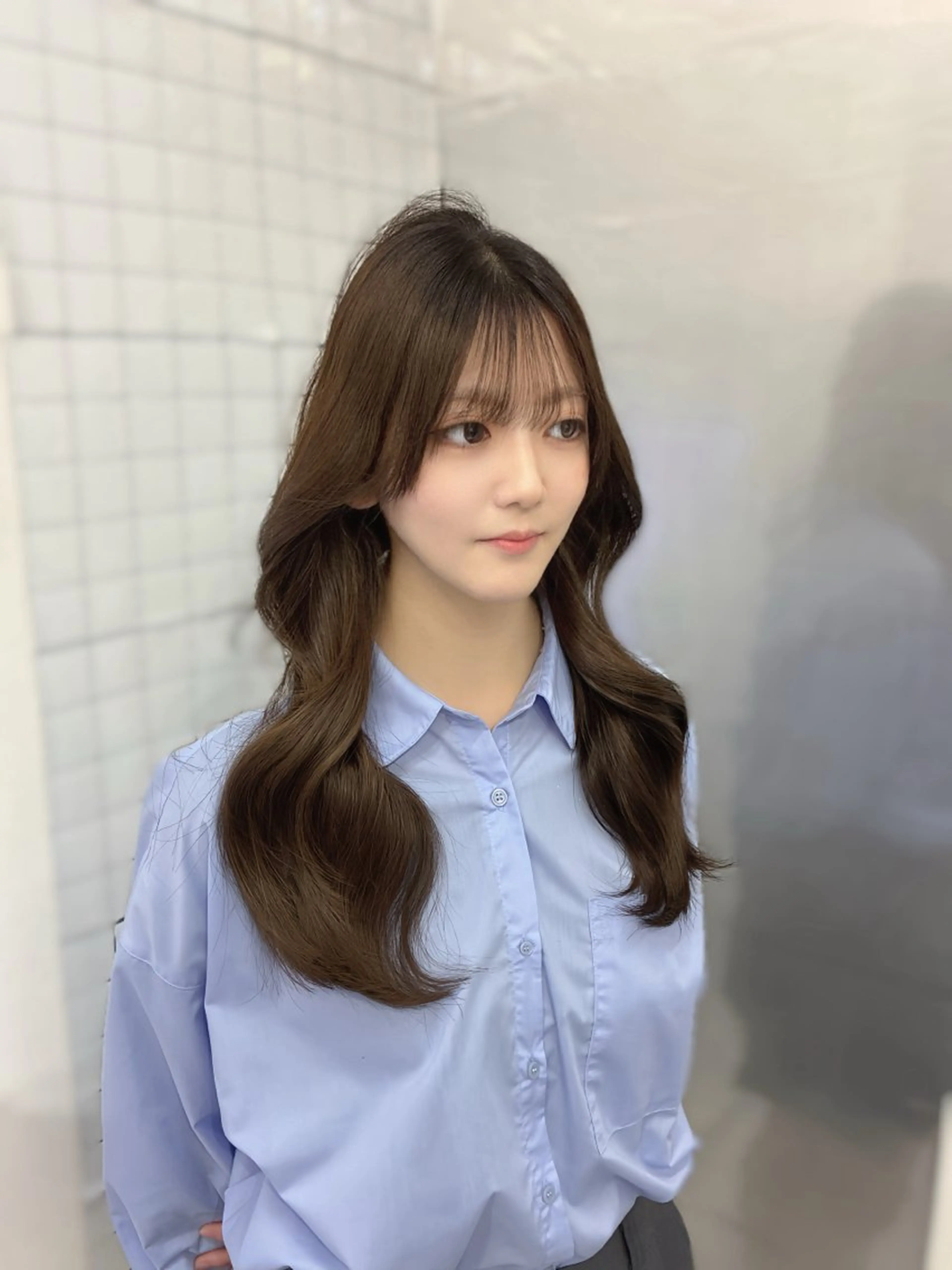 ロング カット ヘアカラー トリートメント LOMKH所属・レイヤーカット /縮毛矯正/タツヤのヘアスタイル