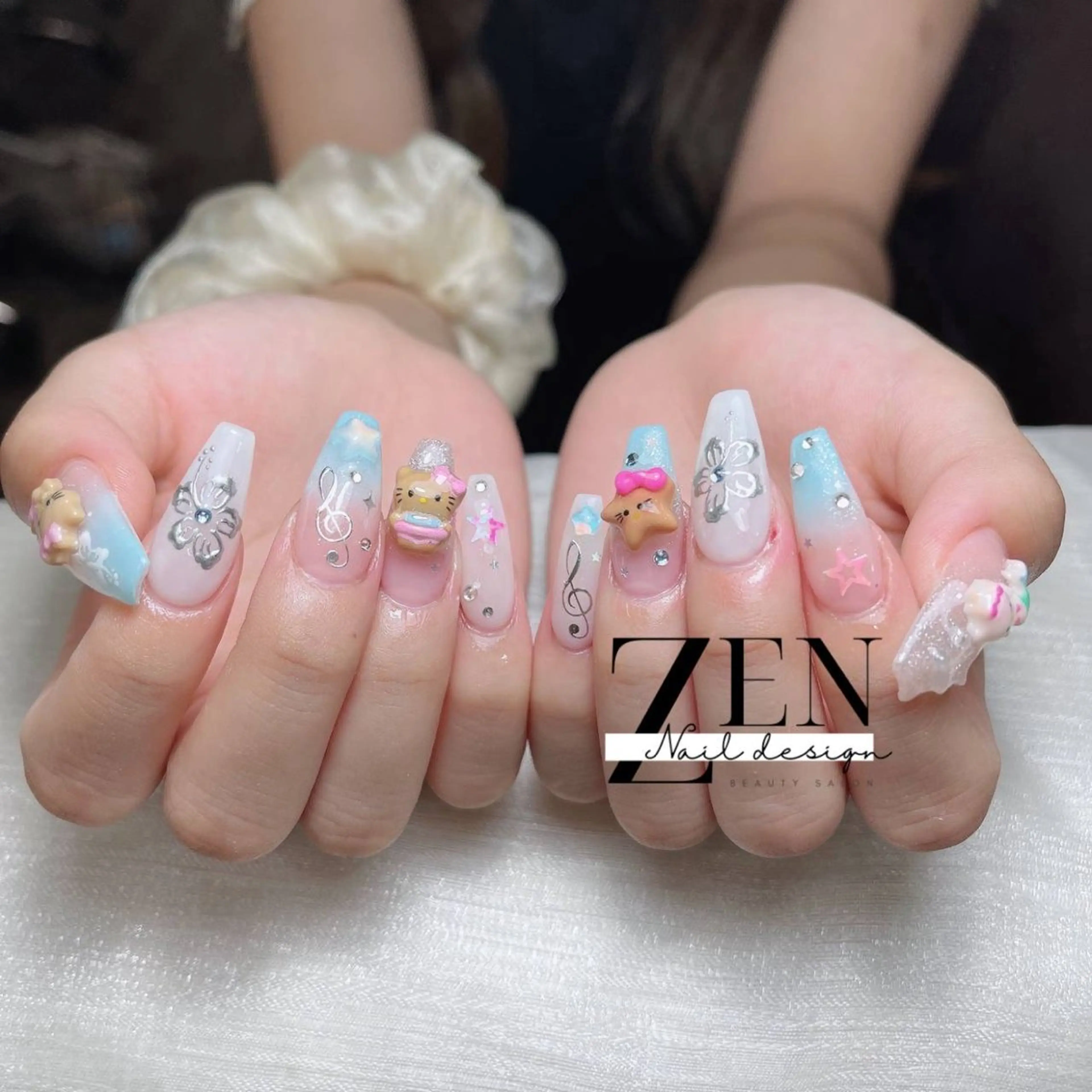 ネイル 持ち込み スカルプネイル ネイルチップ ハンドネイル Zen Nail Design 池袋のネイルデザイン