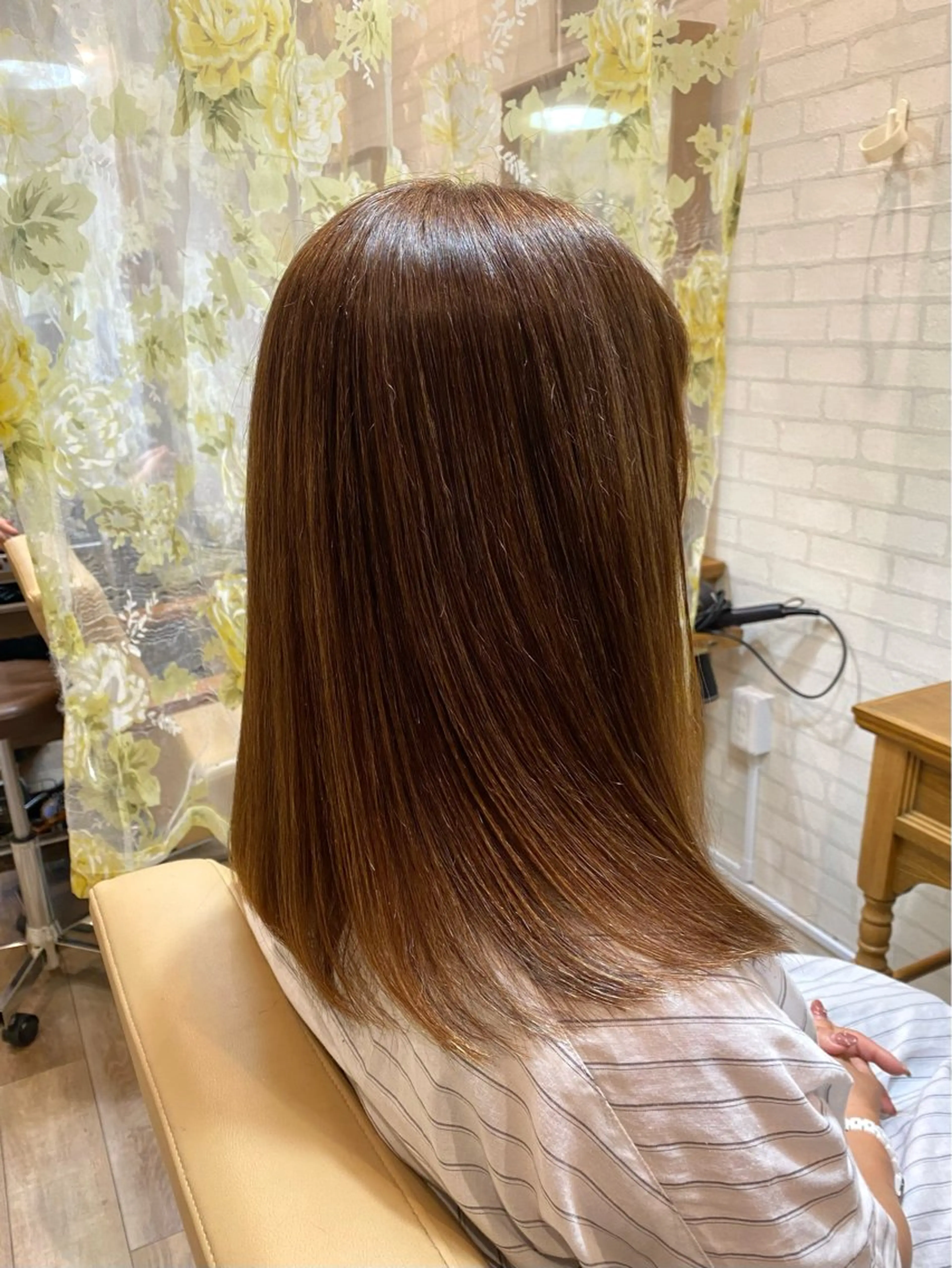 セミロング カラー Aujuaソムリエ 🎨‎♡HARUのヘアスタイル