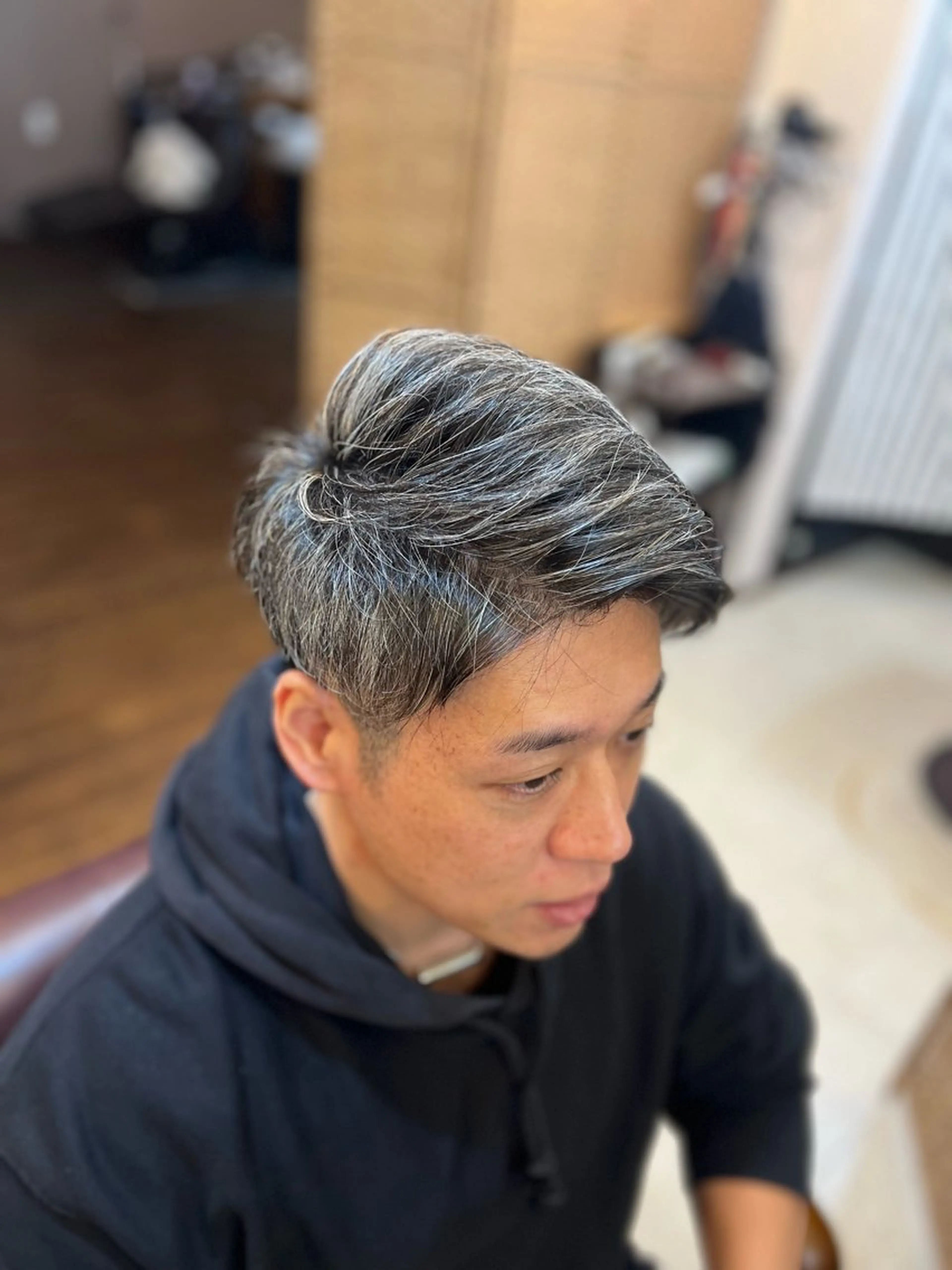 ショート カラー ハイライトカラー ハイライト Nest room所属・きゅう ふみのヘアスタイル