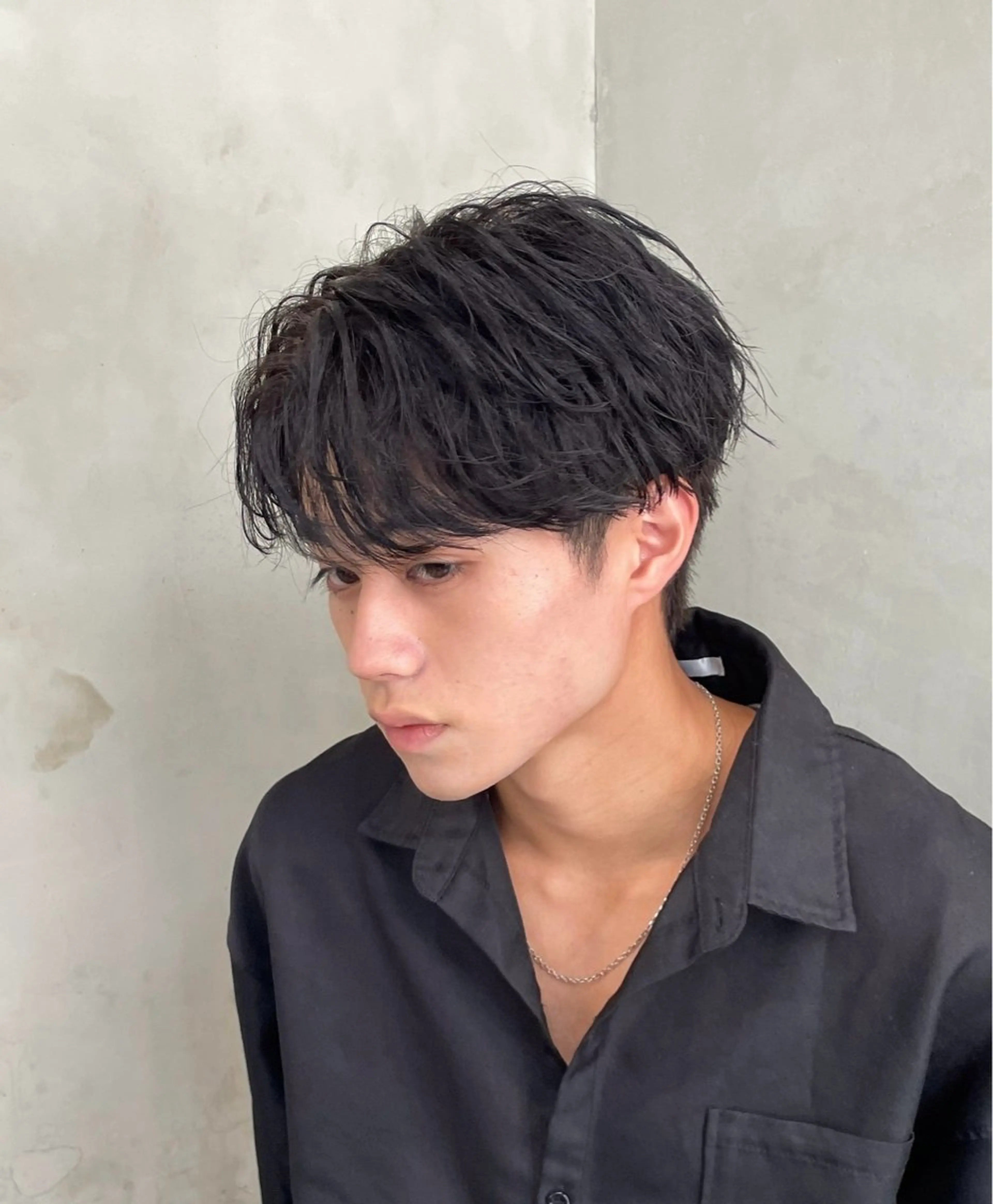 パーマ メンズ センターパート メンズパーマ カット パーマ トリートメント メンズカット/パーマ 艶カラーTAIGA︎のヘアスタイル