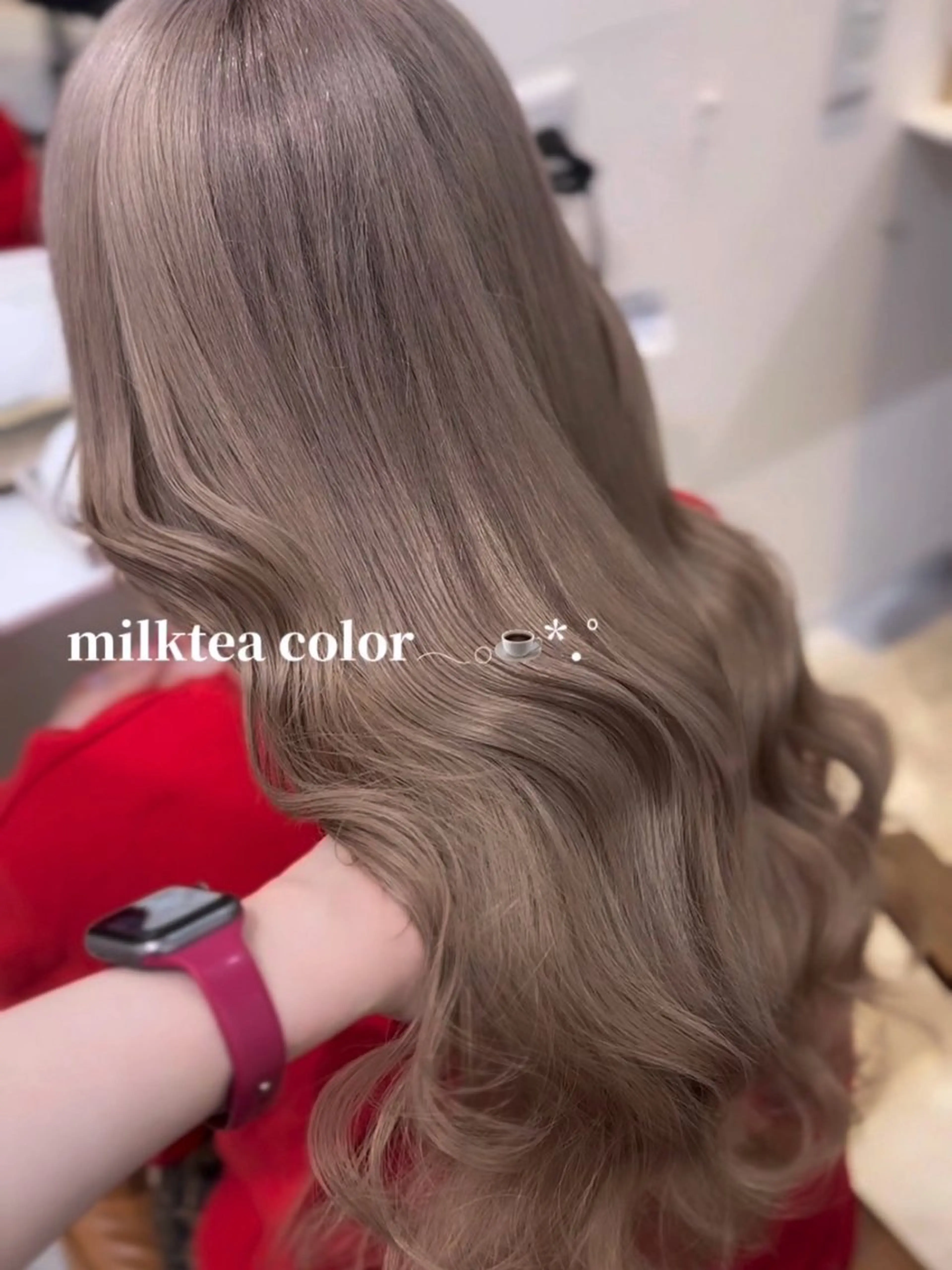 ‎𓊆ケアブリーチクーポン🩰ྀི𓊇ケアブリーチ＋髪質改善カラー＋Aujua5ステップトリートメントの写真