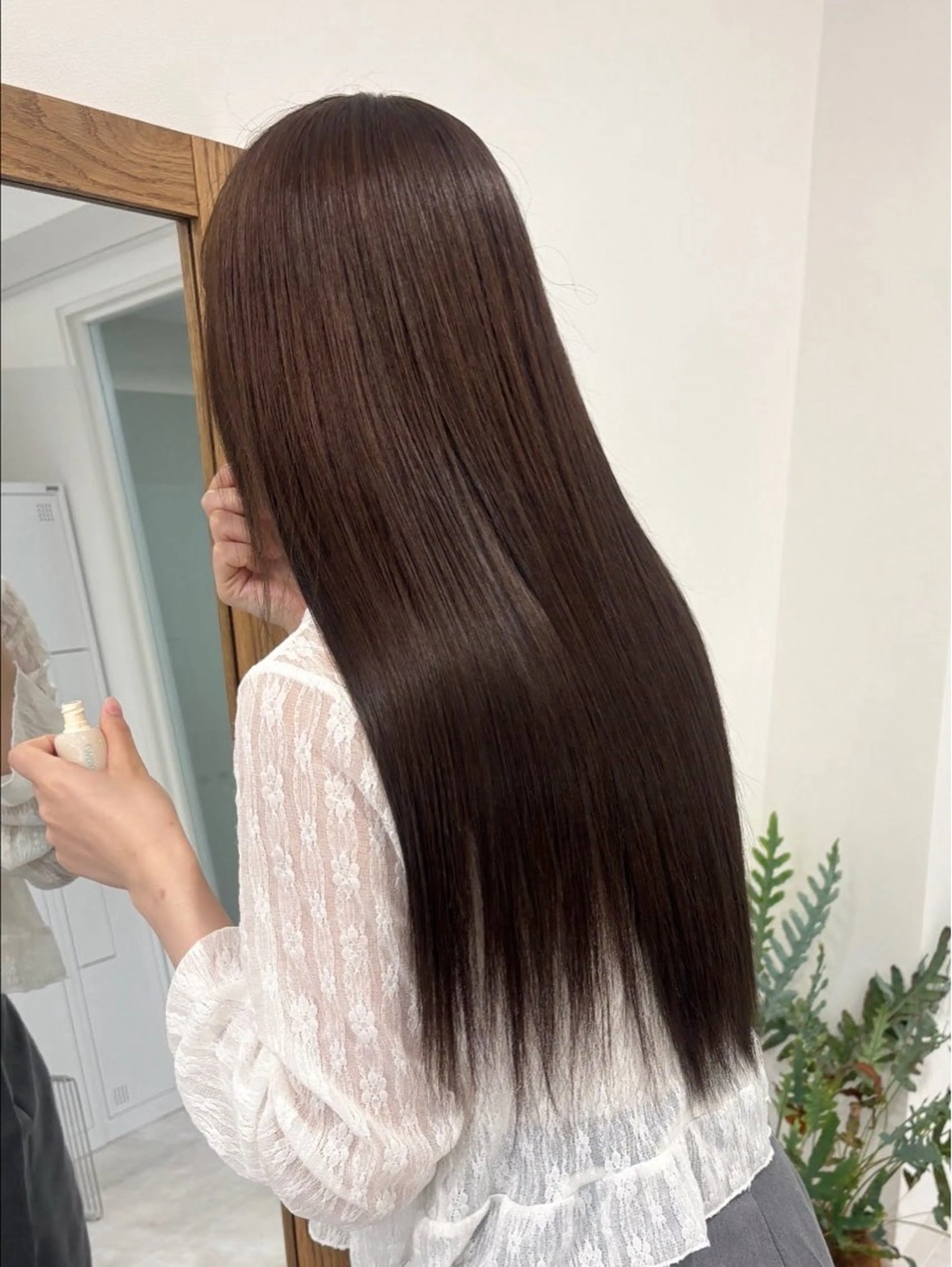 ロング ヘアカラー CHAINON小倉所属・安田 百花のヘアスタイル