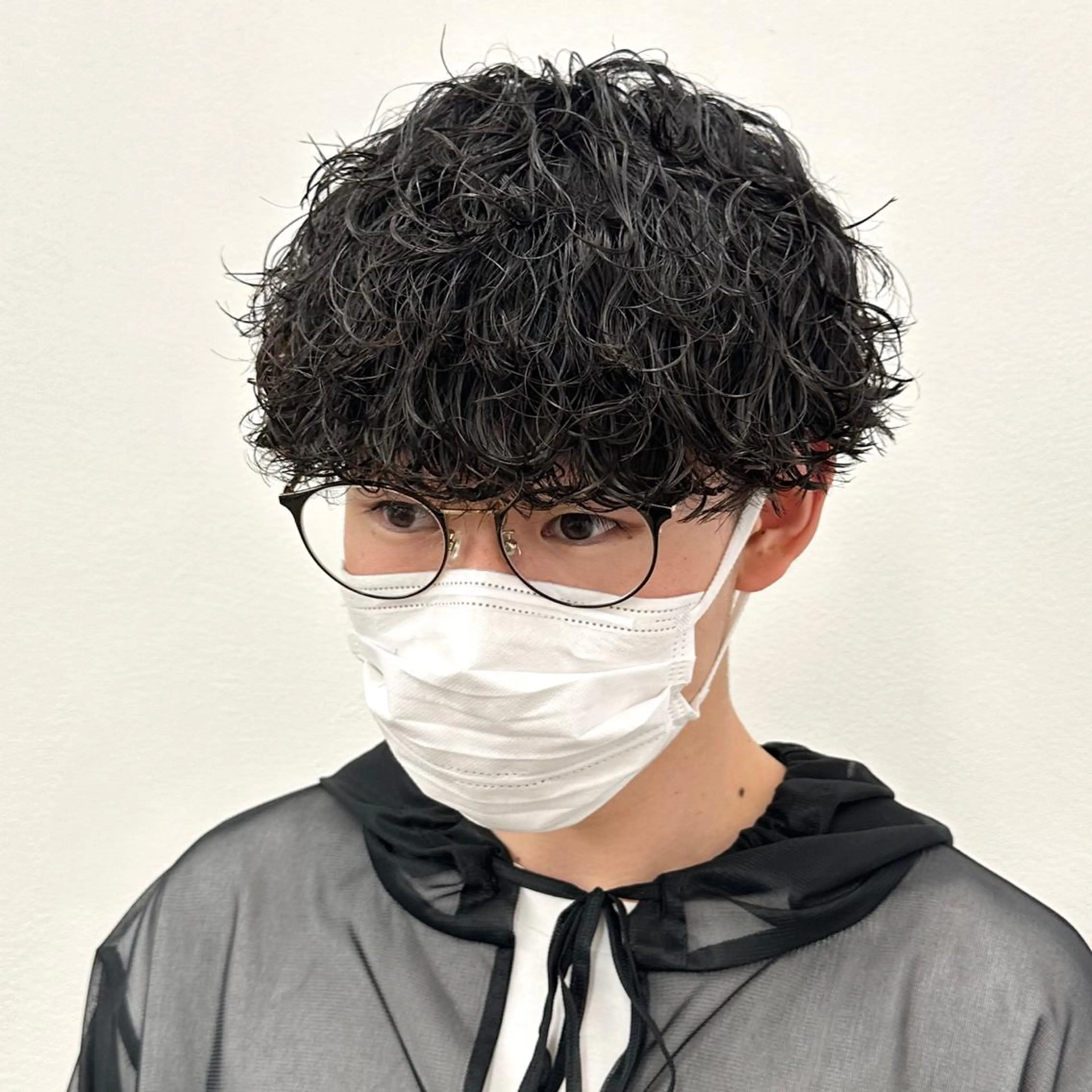 ショート パーマ メンズ メンズパーマ カット パーマ 33【SASA】OSAKA【ササ】所属・✂︎メンズパーマ✂︎ 伊藤秀真のヘアスタイル