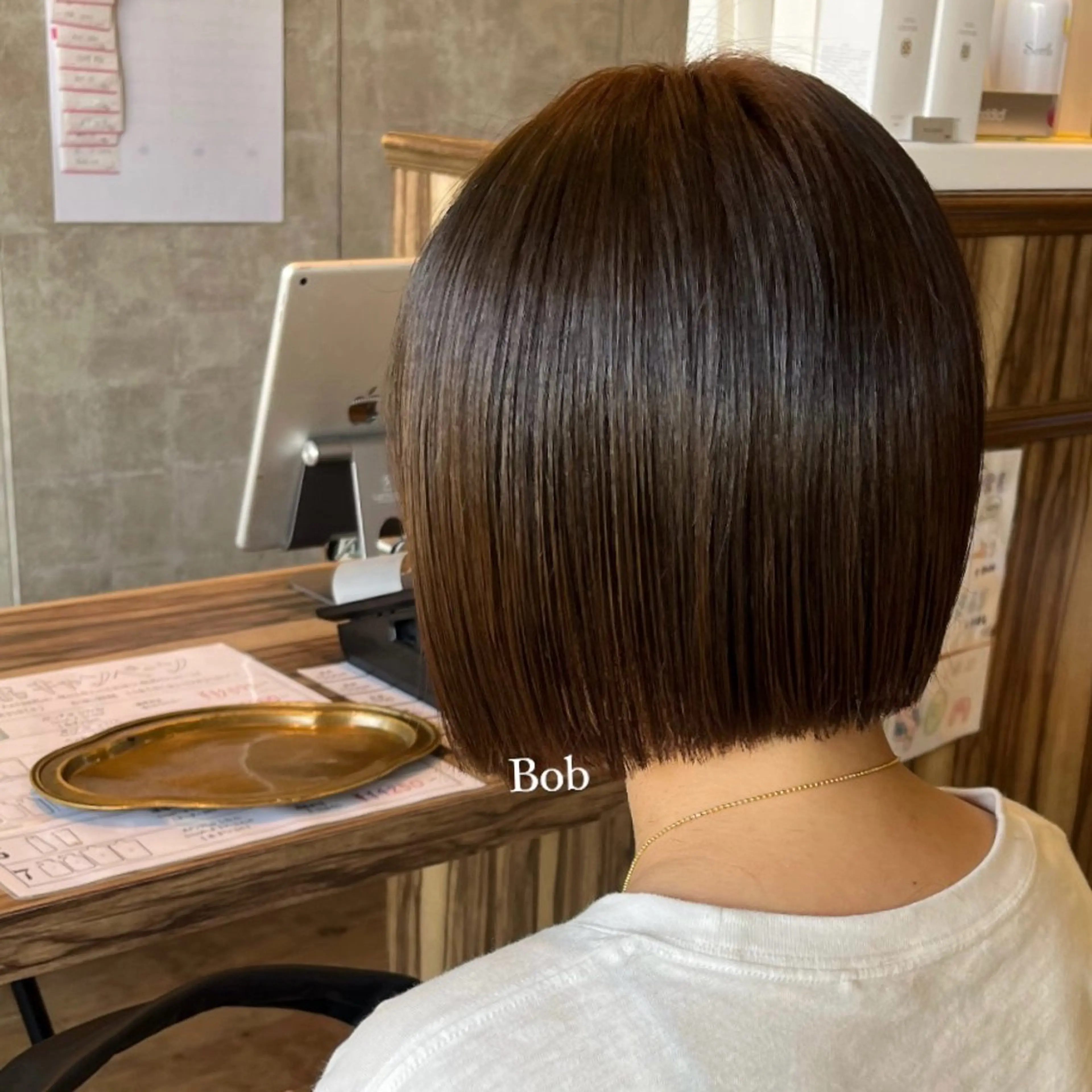 ショート an.nico所属・レイヤー/透明感艶 カラー丸山ななほのヘアスタイル