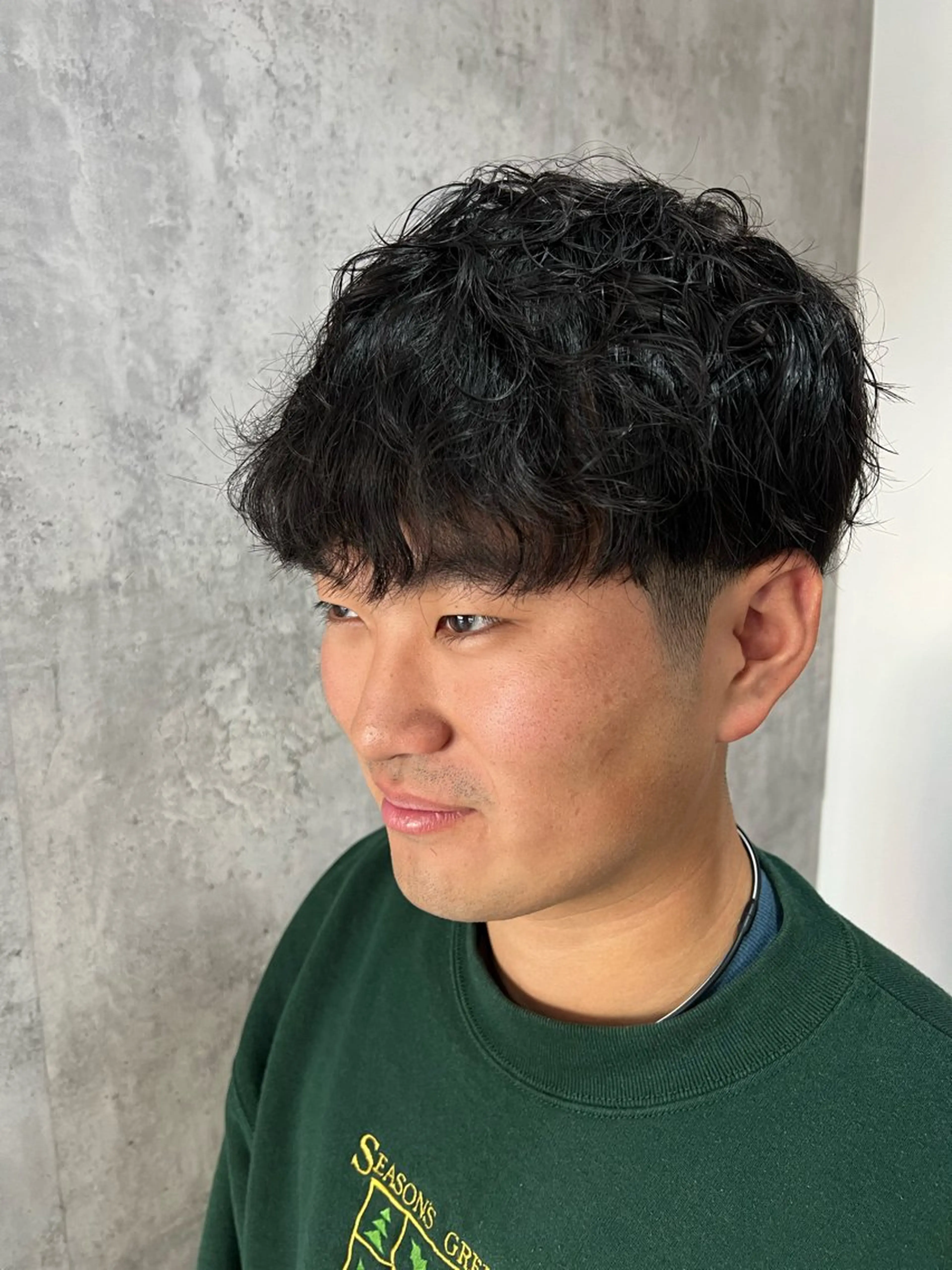 パーマ メンズ 小澤 奈津美のヘアスタイル