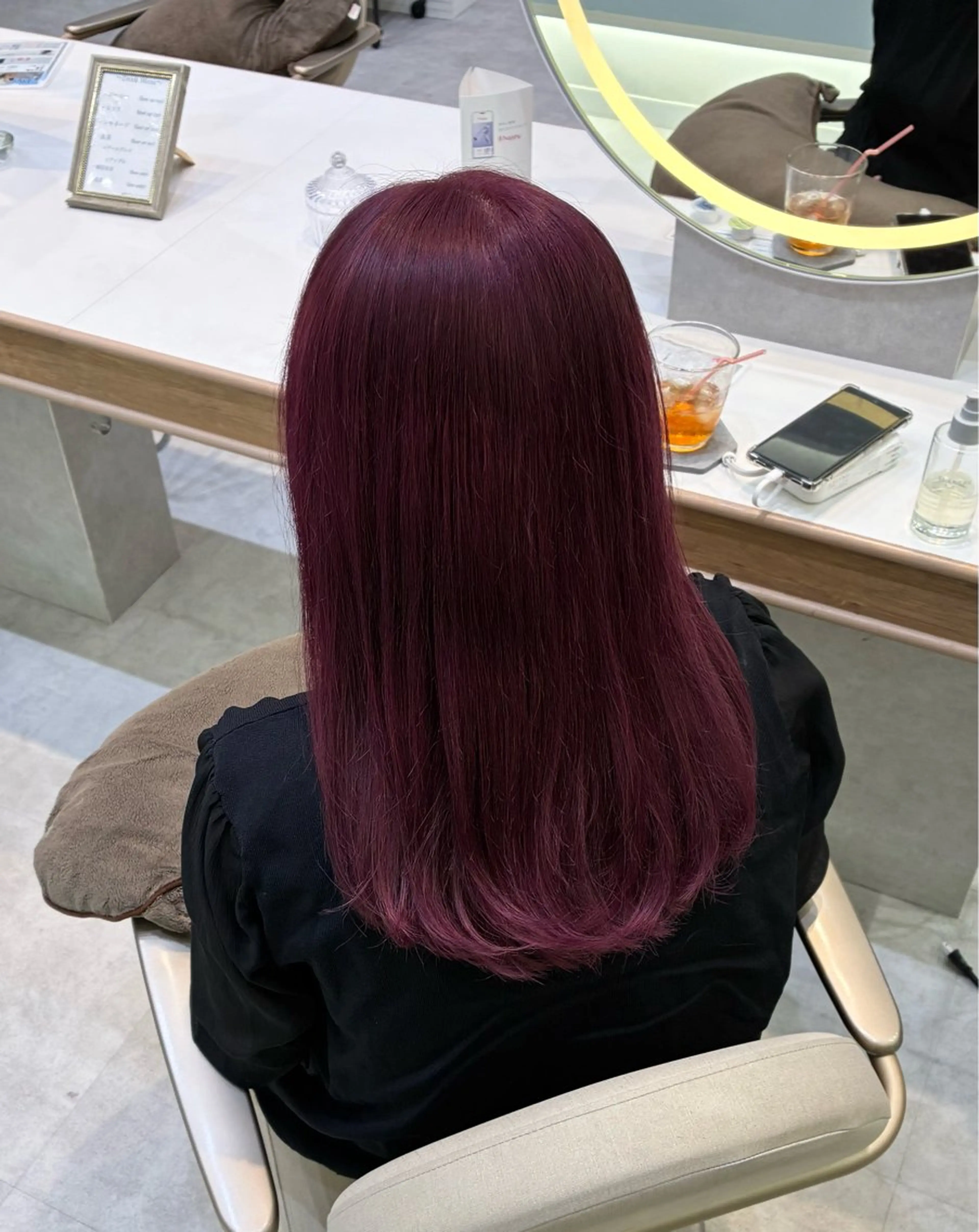 セミロング ハイトーン/韓国ヘア sena🩵のヘアスタイル