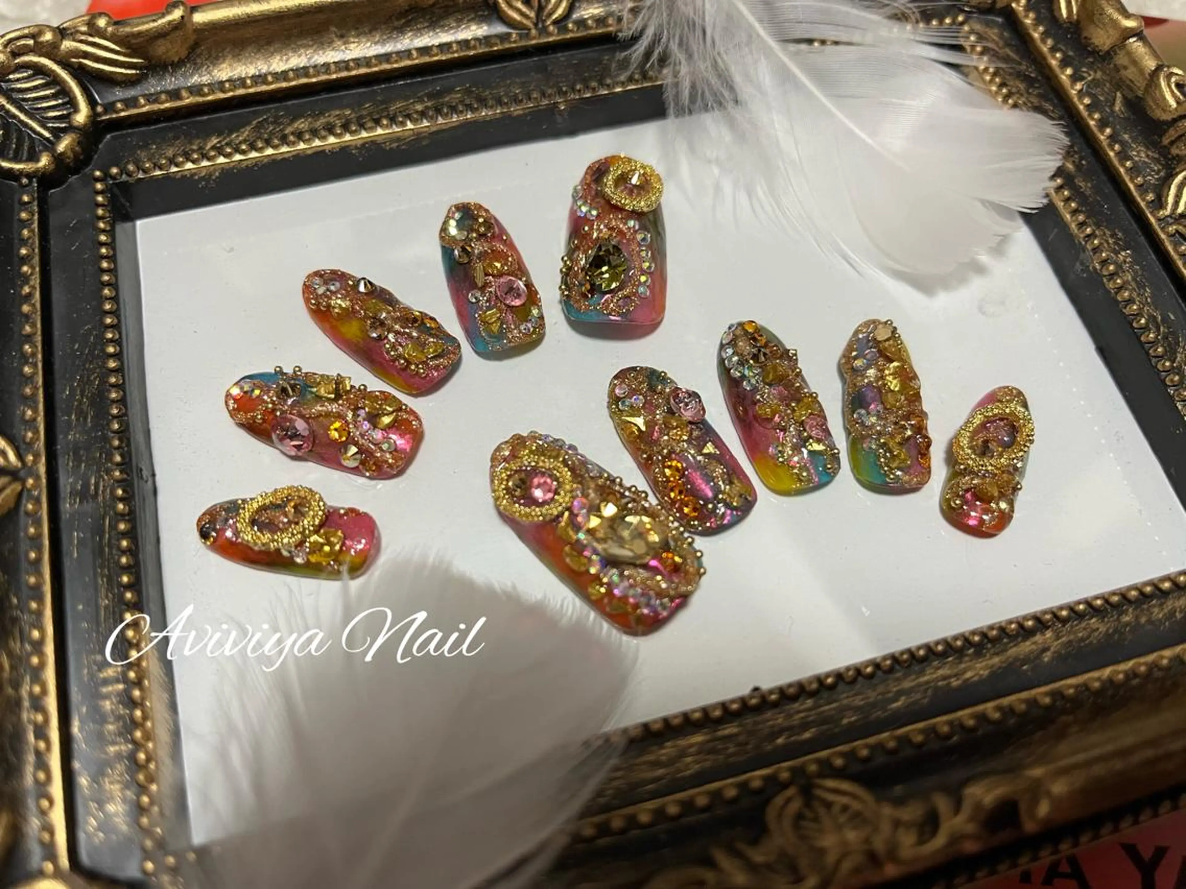 ネイル ネイルチップ AviviyaNail所属・kubo ayaのネイルデザイン