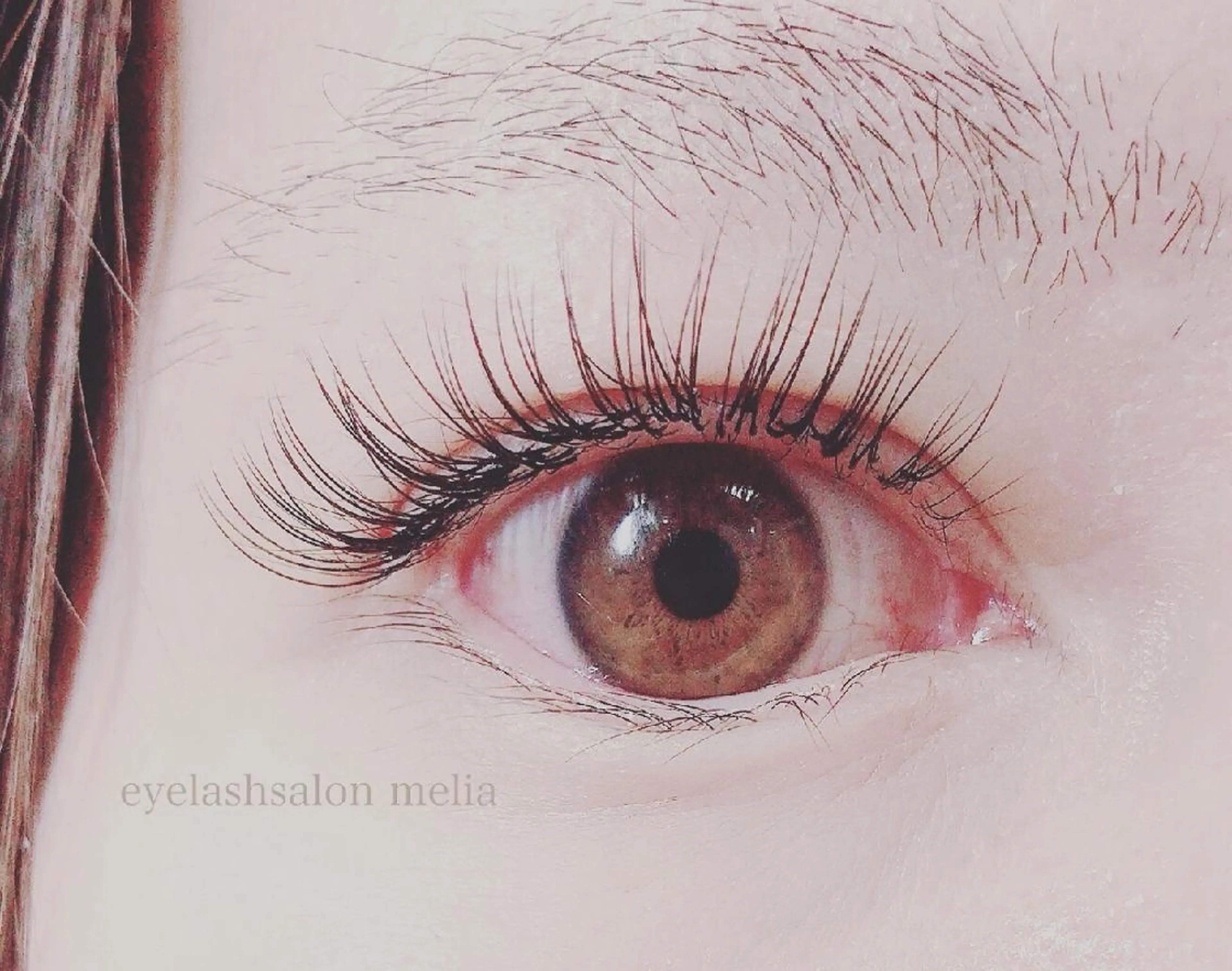 マツエク・マツパ アップワードラッシュ eyelashsalon melia所属・eyelash meliaのマツエク・マツパデザイン