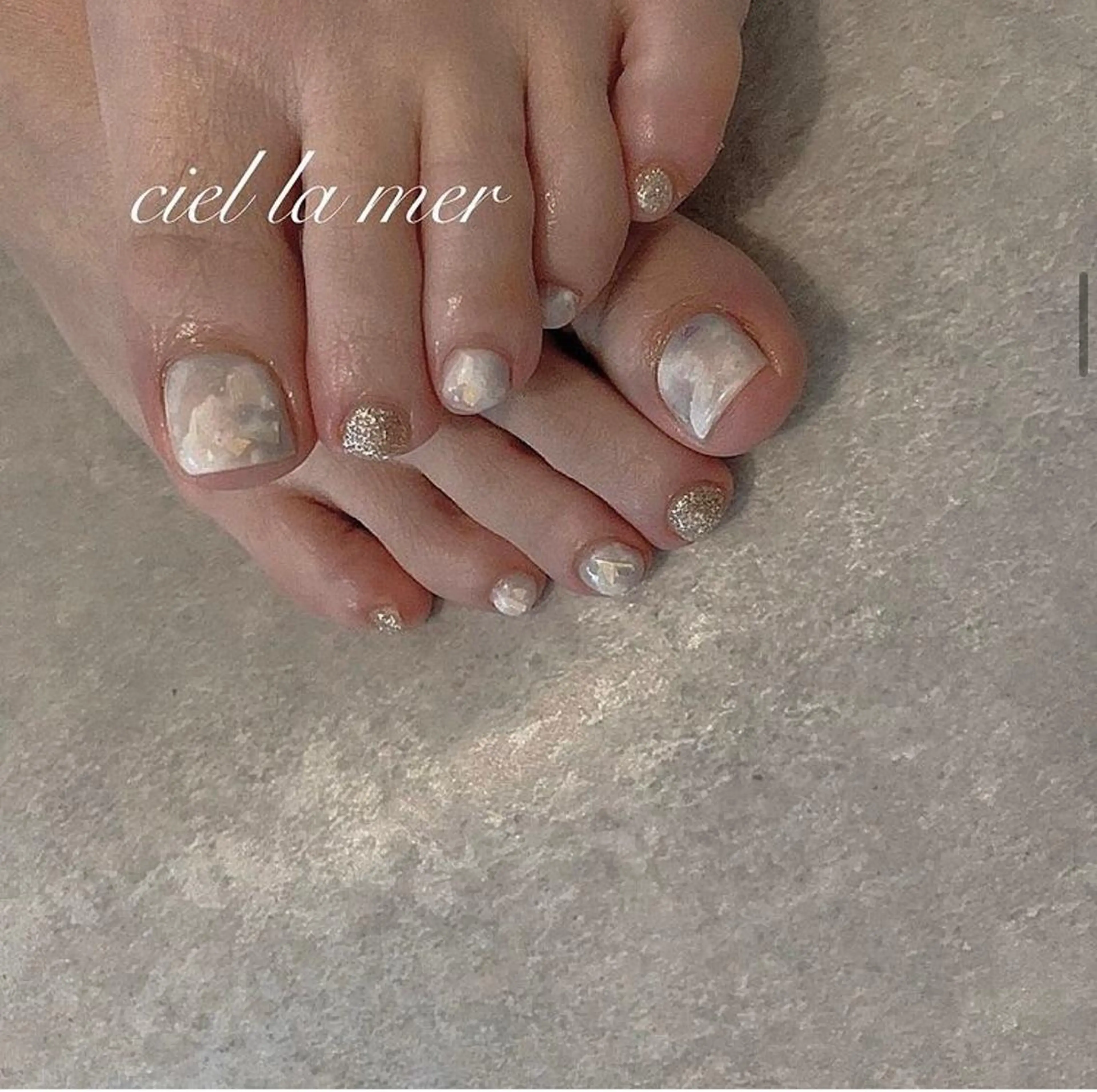 ネイル ハンドネイル フットネイル ciel la merのネイルデザイン
