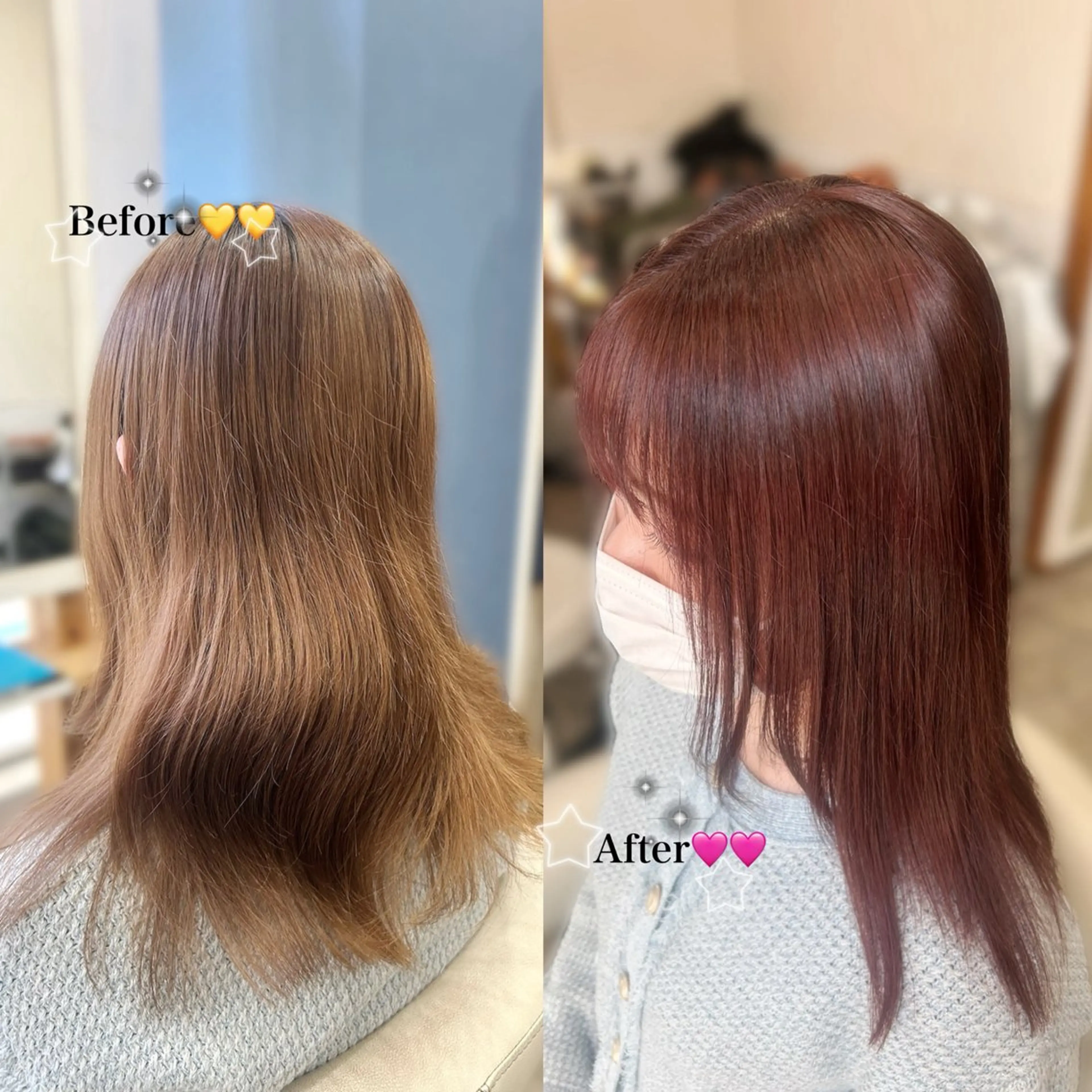 セミロング hair&eyelash Lucia 東三国店所属・袈叶 ✨のヘアスタイル