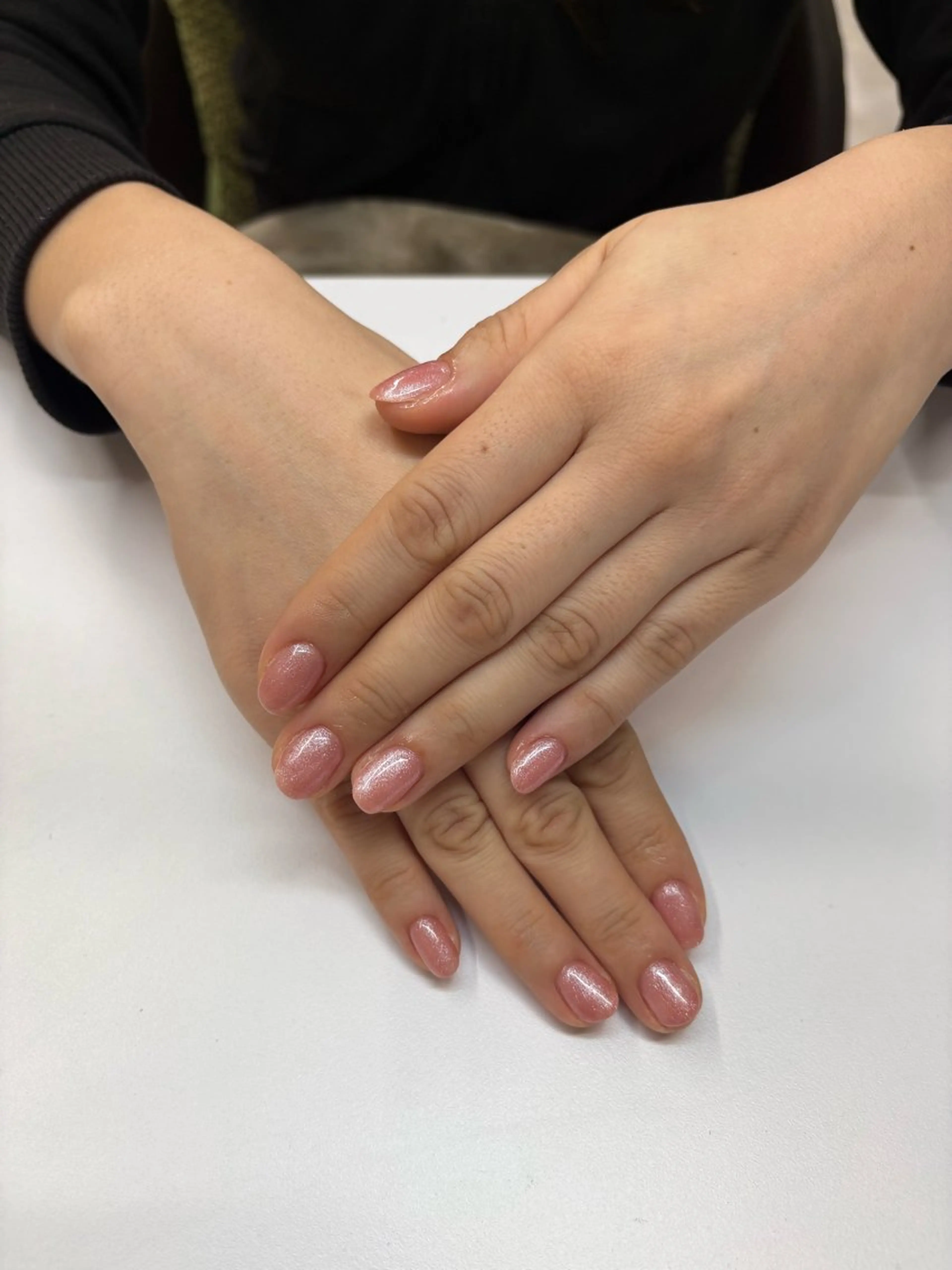 ネイル ラメ(グリッター) ワンカラーネイル mitani mahoのネイルデザイン