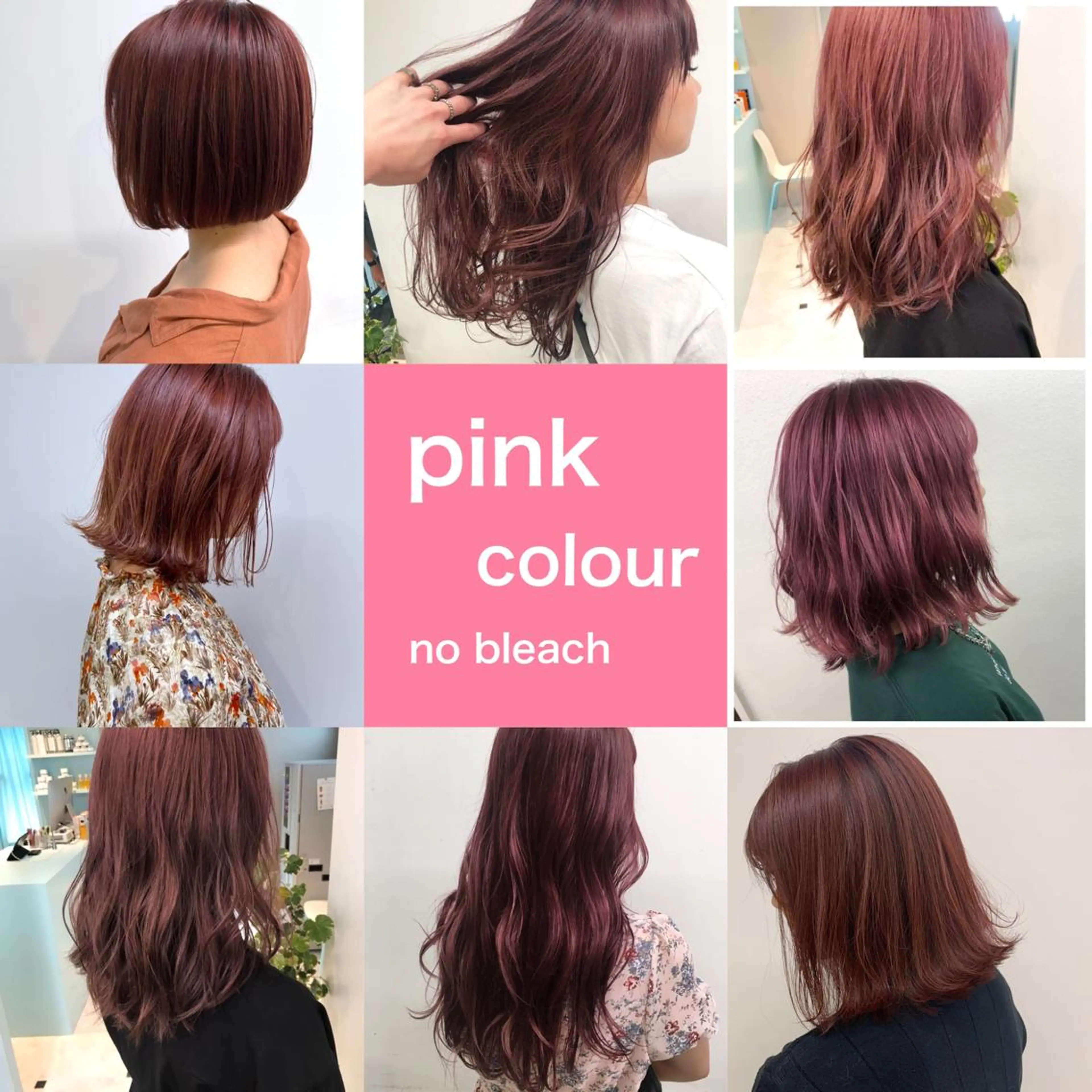 ショート カラー ピンクカラー ♡透け感カラー 大賀哲平♡のヘアスタイル